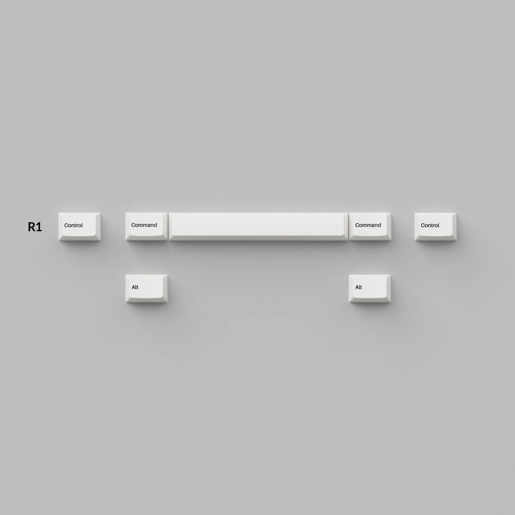 Cherry Profile Double - Shot PBT Full Set Keycaps - Black on White - Bow - Image 2