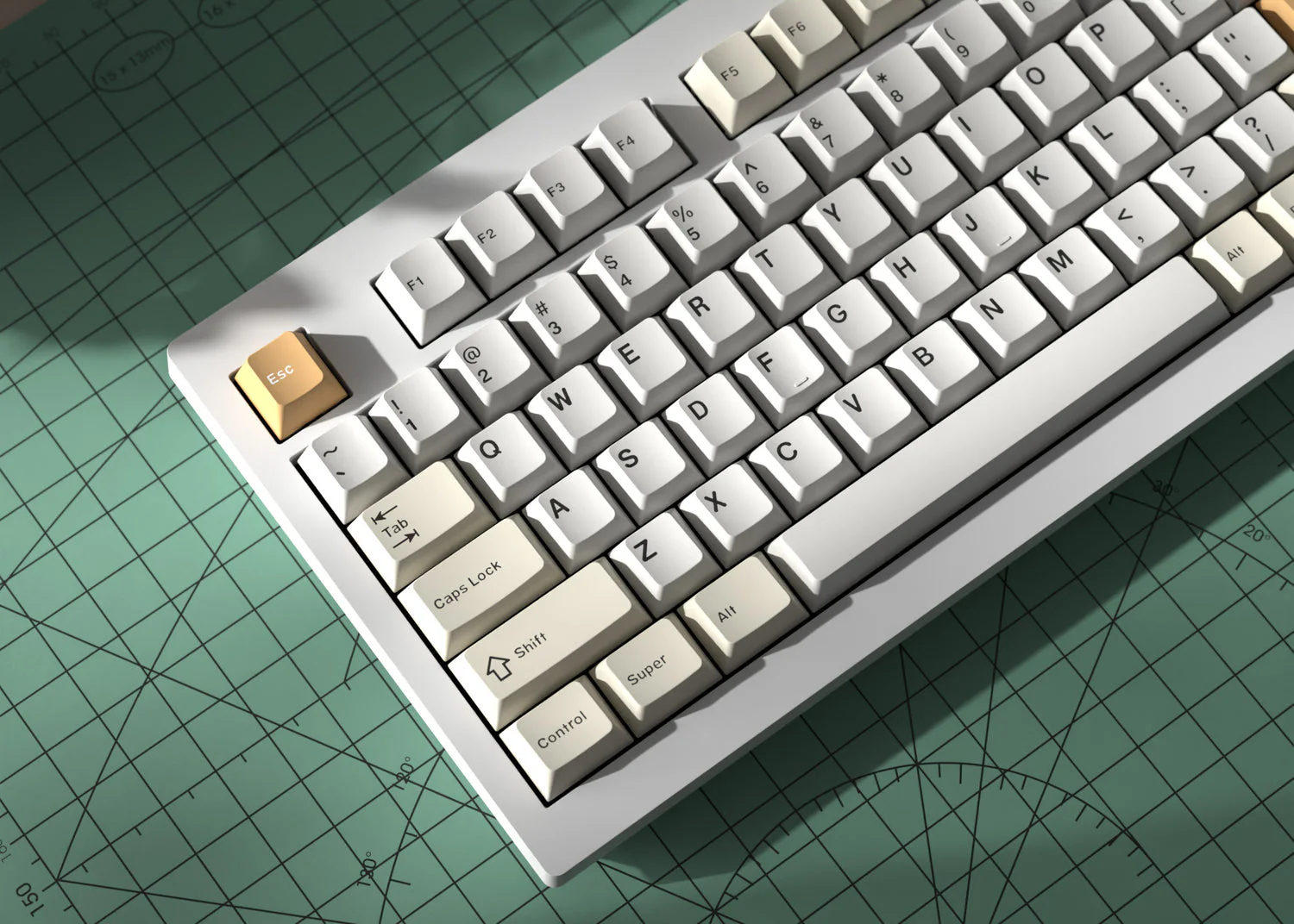Cherry Profile Double - Shot PBT Full Set Keycaps - Camel - Image 8