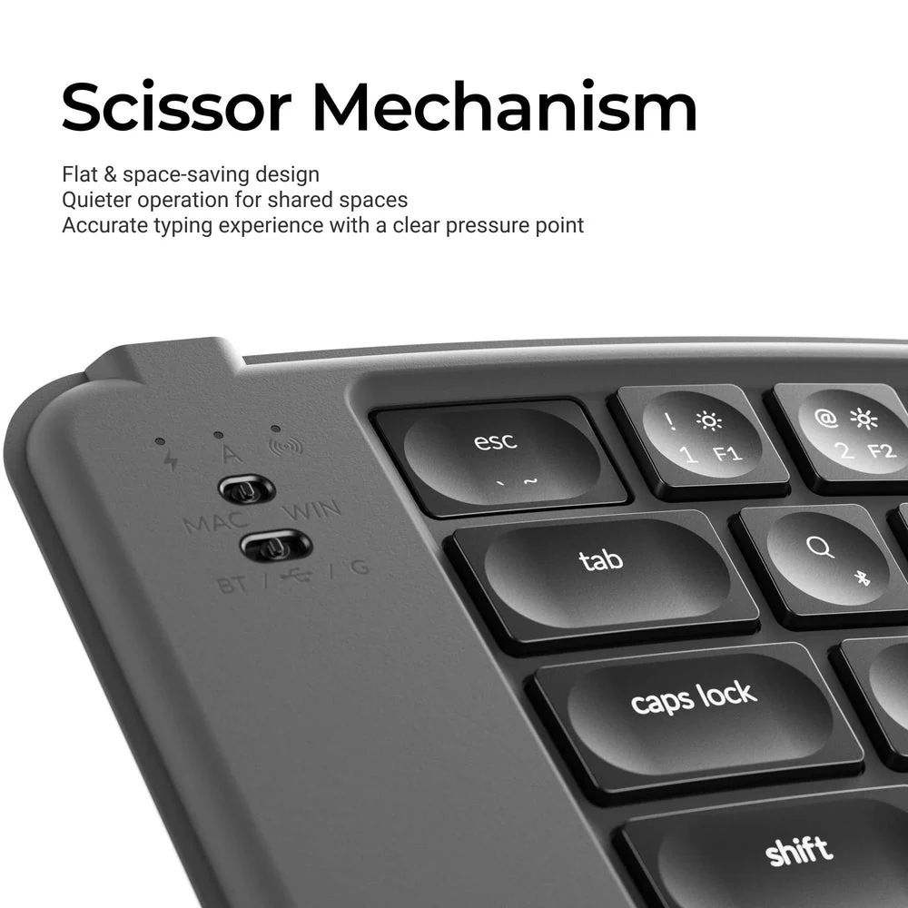 Keychron B11 Pro Ultra-Slim Wireless Foldable Keyboard (US ANSI Layout) - Image 2