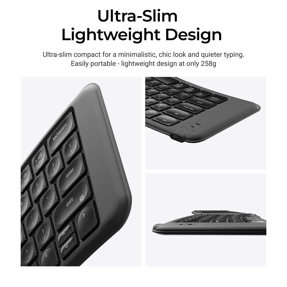 Keychron B11 Pro Ultra-Slim Wireless Foldable Keyboard (US ANSI Layout) - Image 5
