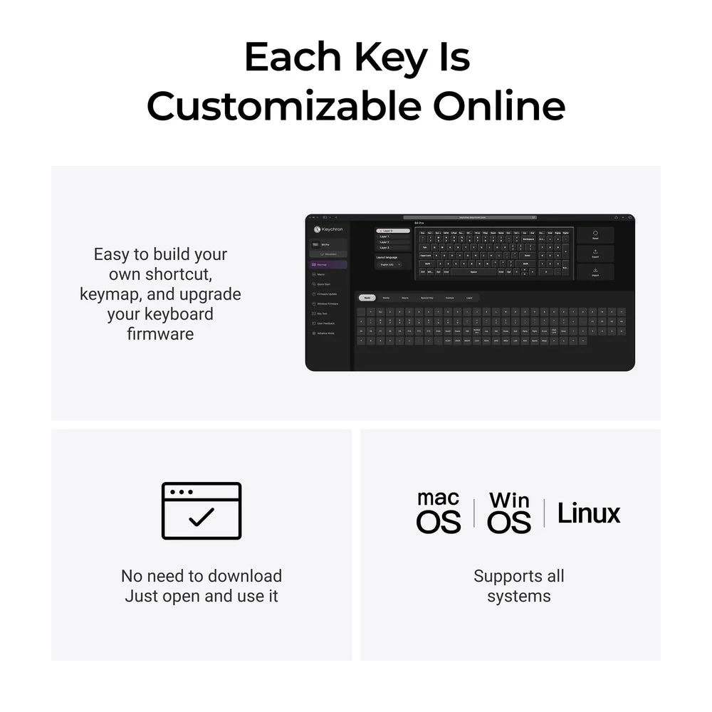 Keychron B4 Pro Ultra-Slim Wireless Keyboard (US ANSI Layout) - Image 6