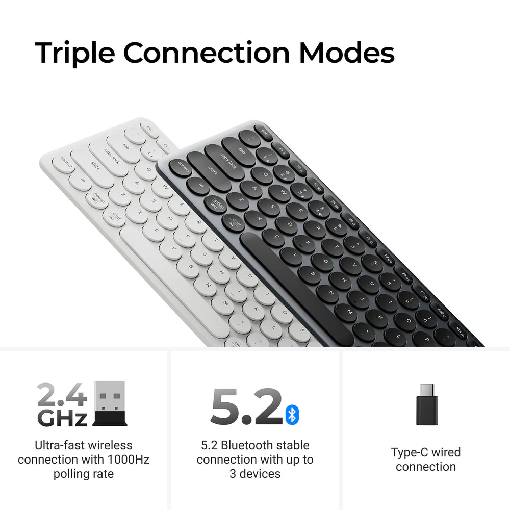 Keychron B5 Pro Ultra-Slim Wireless Keyboard (US ANSI Layout) - Image 5