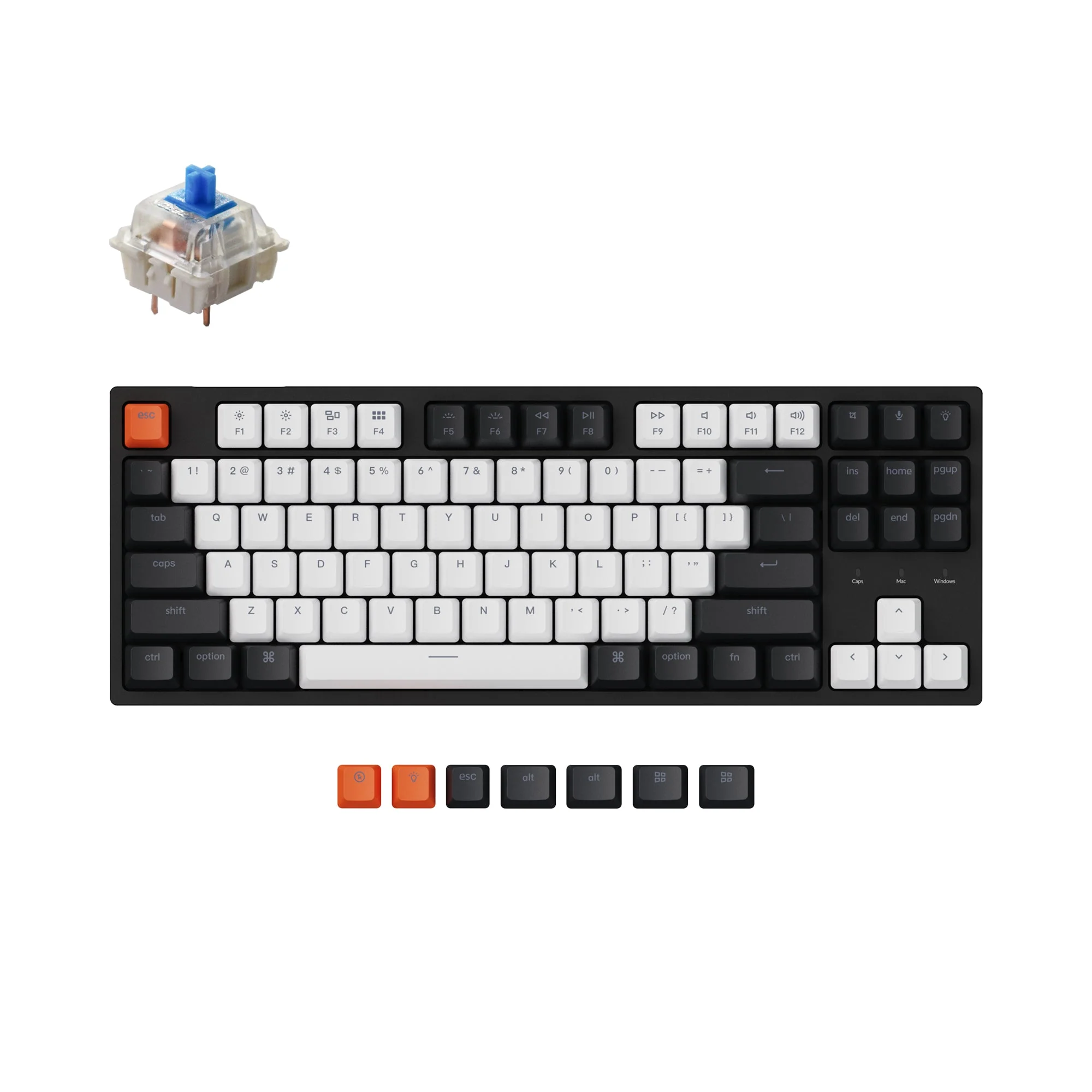 Keychron C1 Wired Mechanical Keyboard (US ANSI Layout) - Image 5