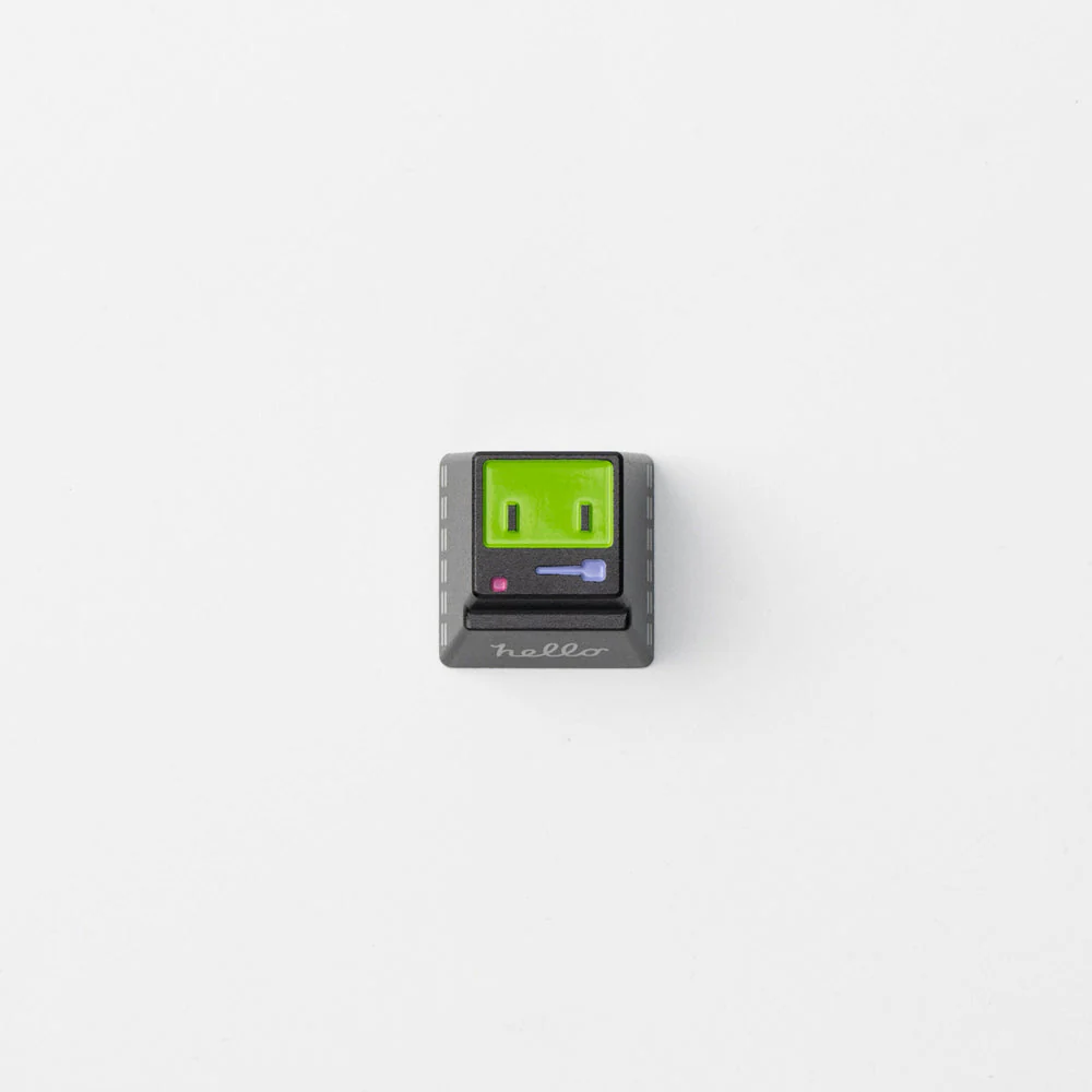 Keychron Cute Computer Aluminum Alloy Artisan Keycap - Image 2