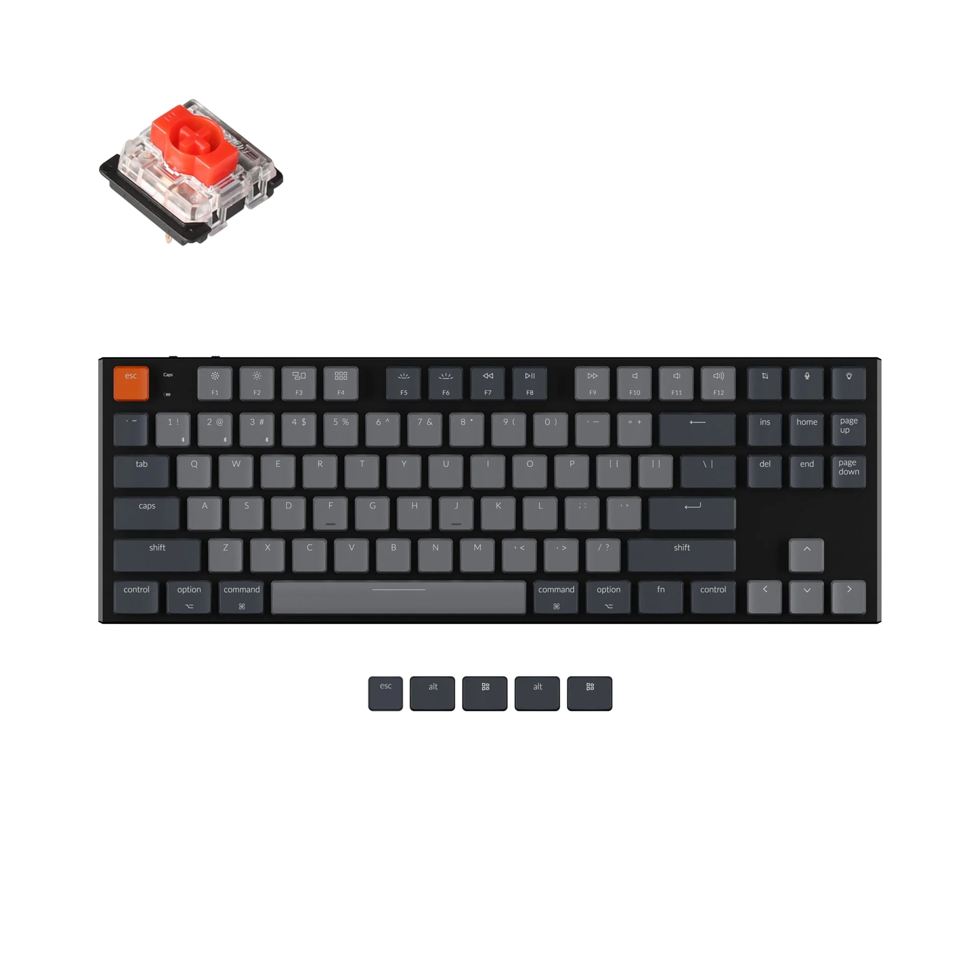 Keychron K1 Wireless Mechanical Keyboard (Version 5) (US ANSI Layout)