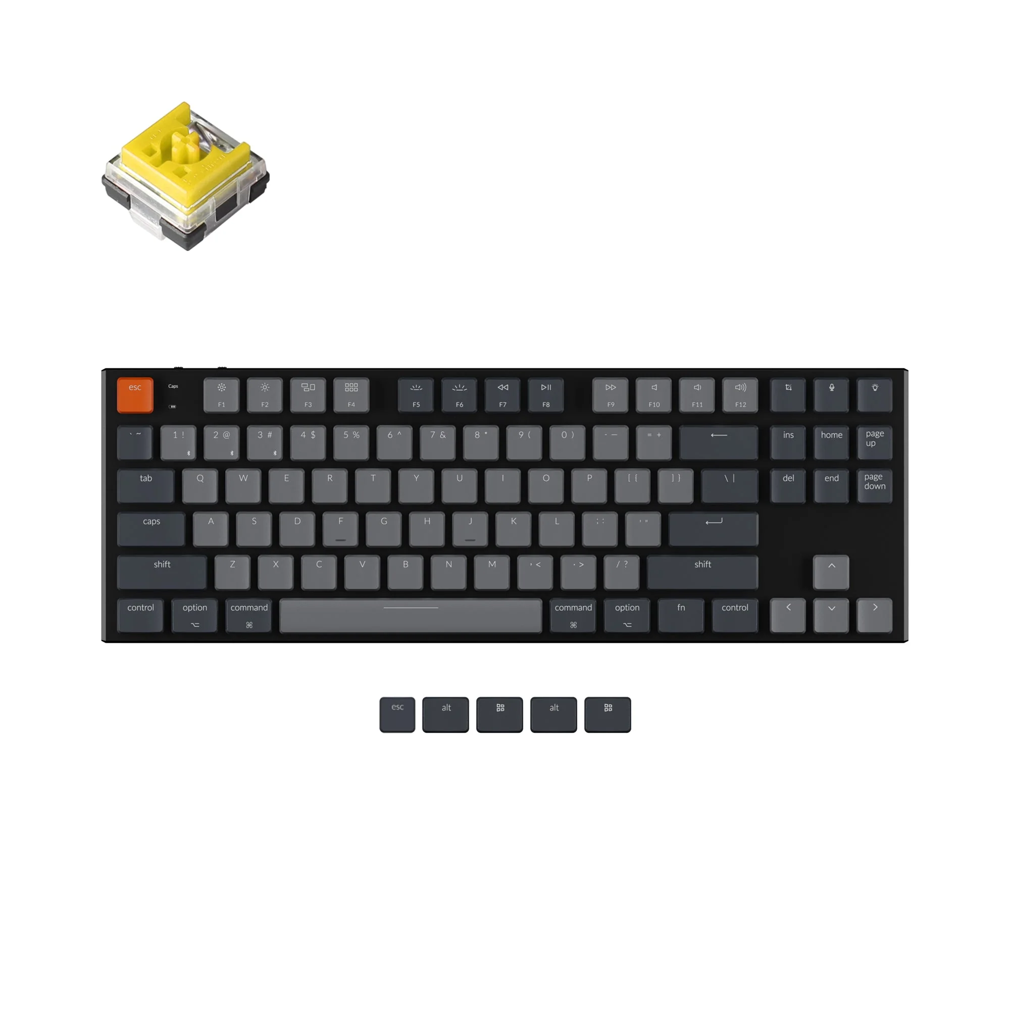 Keychron K1 Wireless Mechanical Keyboard (Version 5) (US ANSI Layout) - Image 10