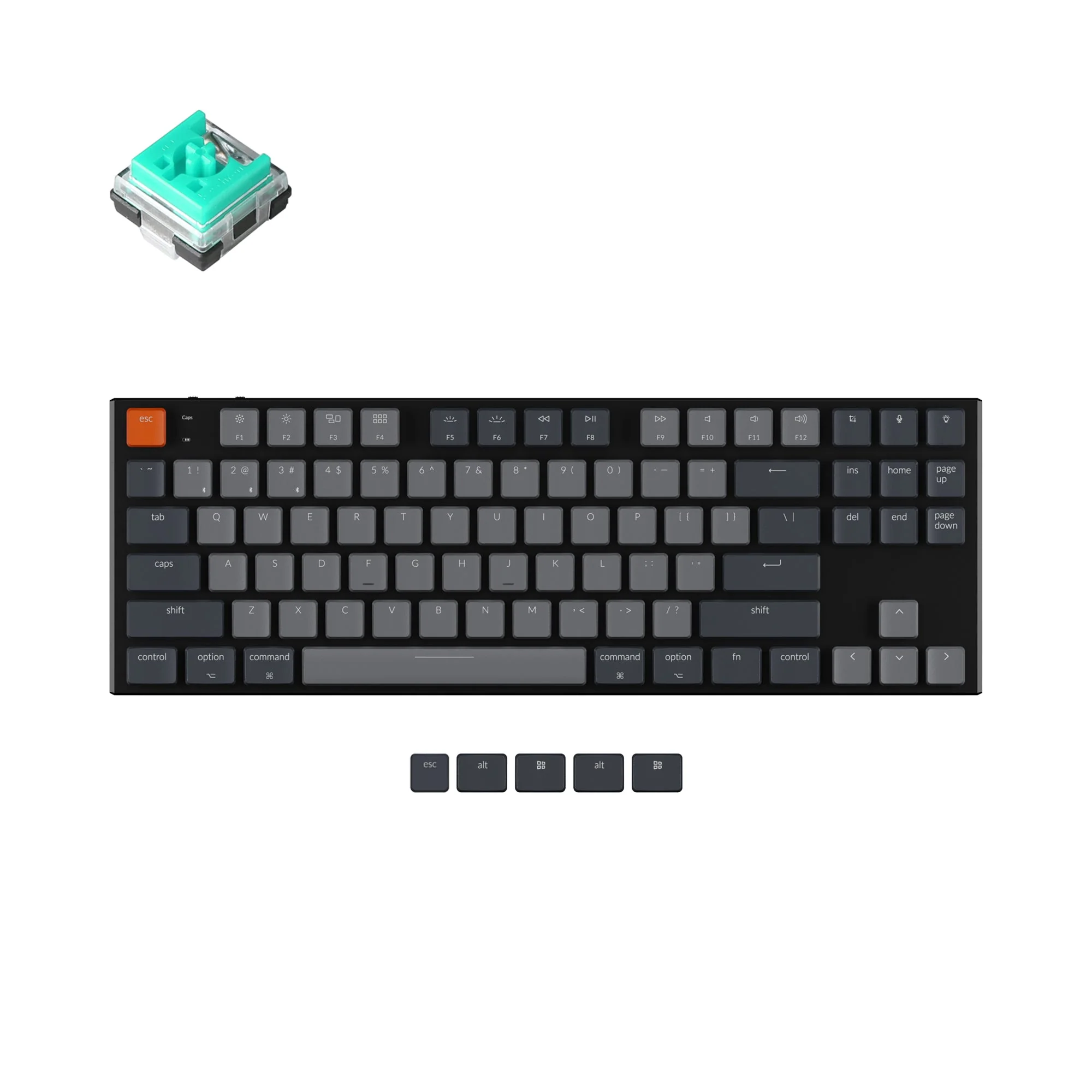 Keychron K1 Wireless Mechanical Keyboard (Version 5) (US ANSI Layout) - Image 11