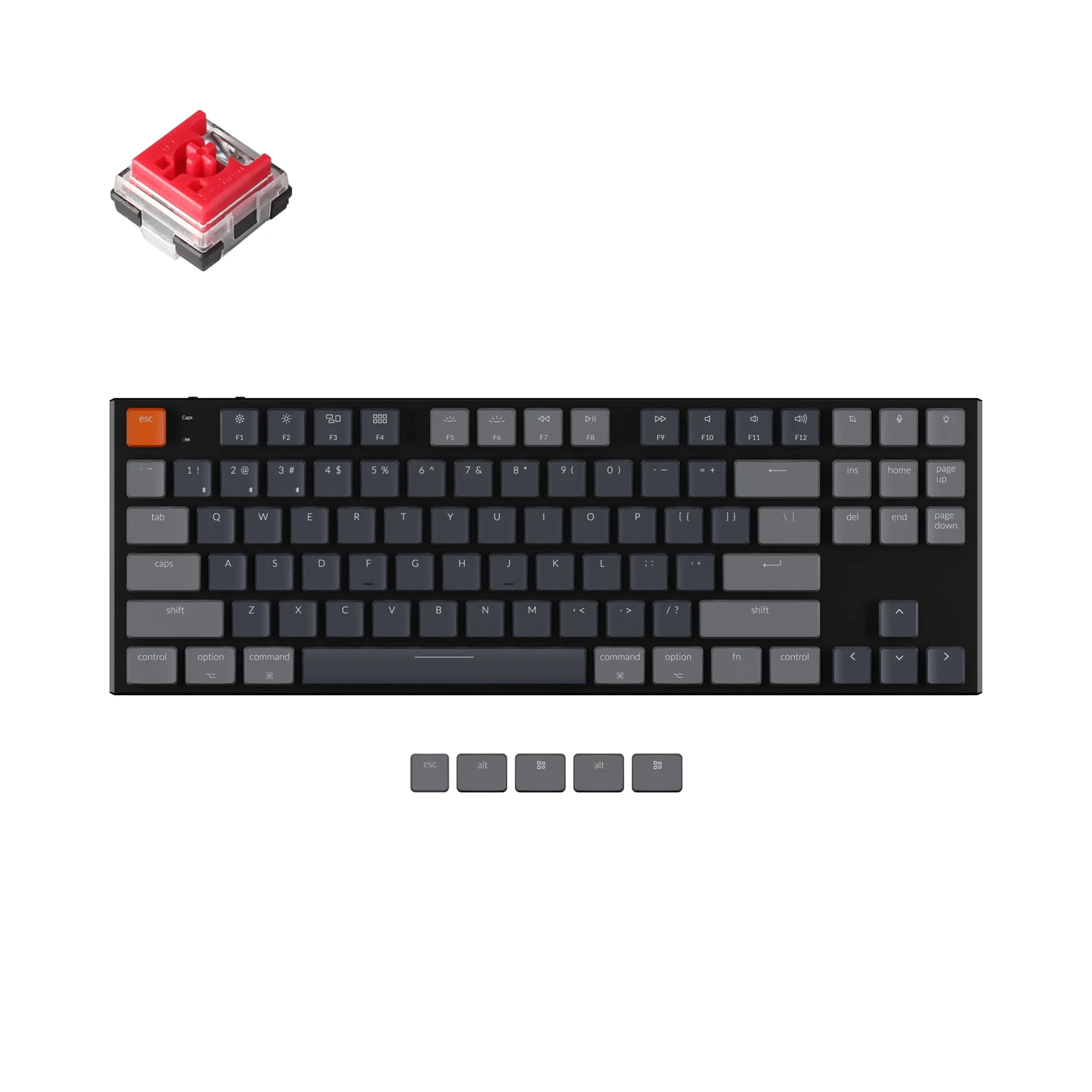 Keychron K1 Wireless Mechanical Keyboard (Version 5) (US ANSI Layout) - Image 12