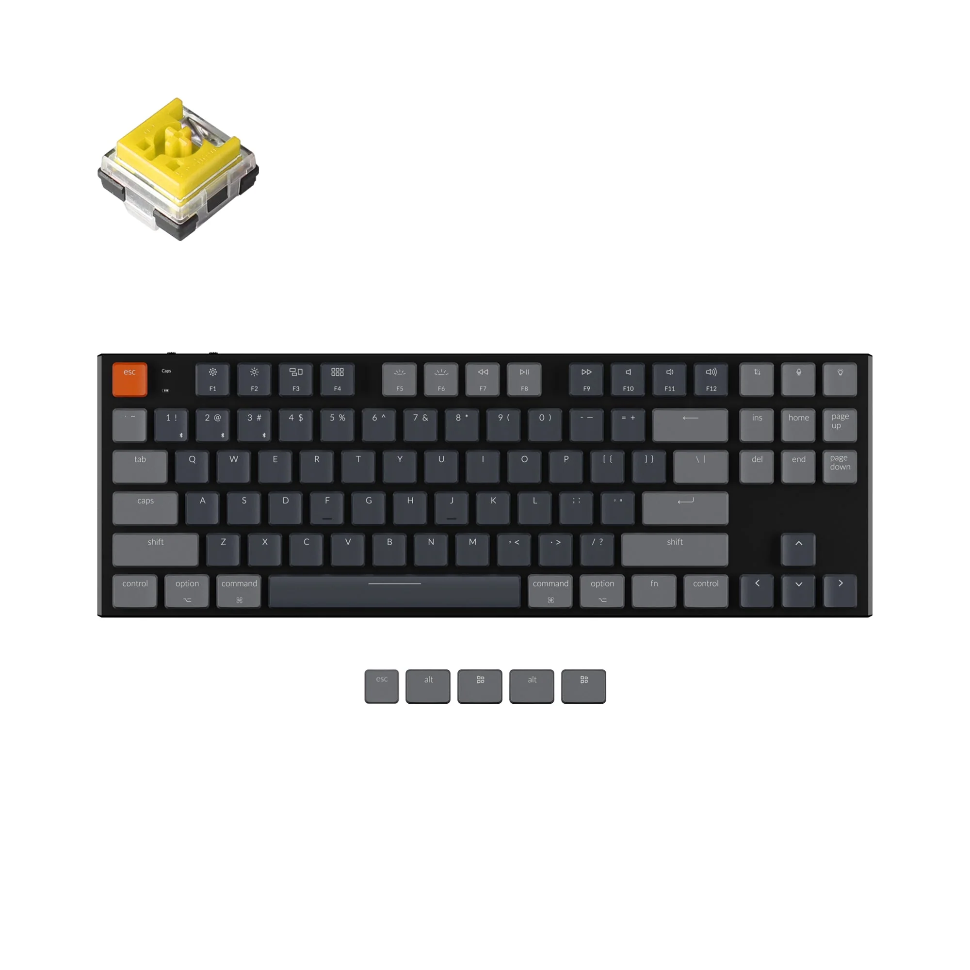 Keychron K1 Wireless Mechanical Keyboard (Version 5) (US ANSI Layout) - Image 15