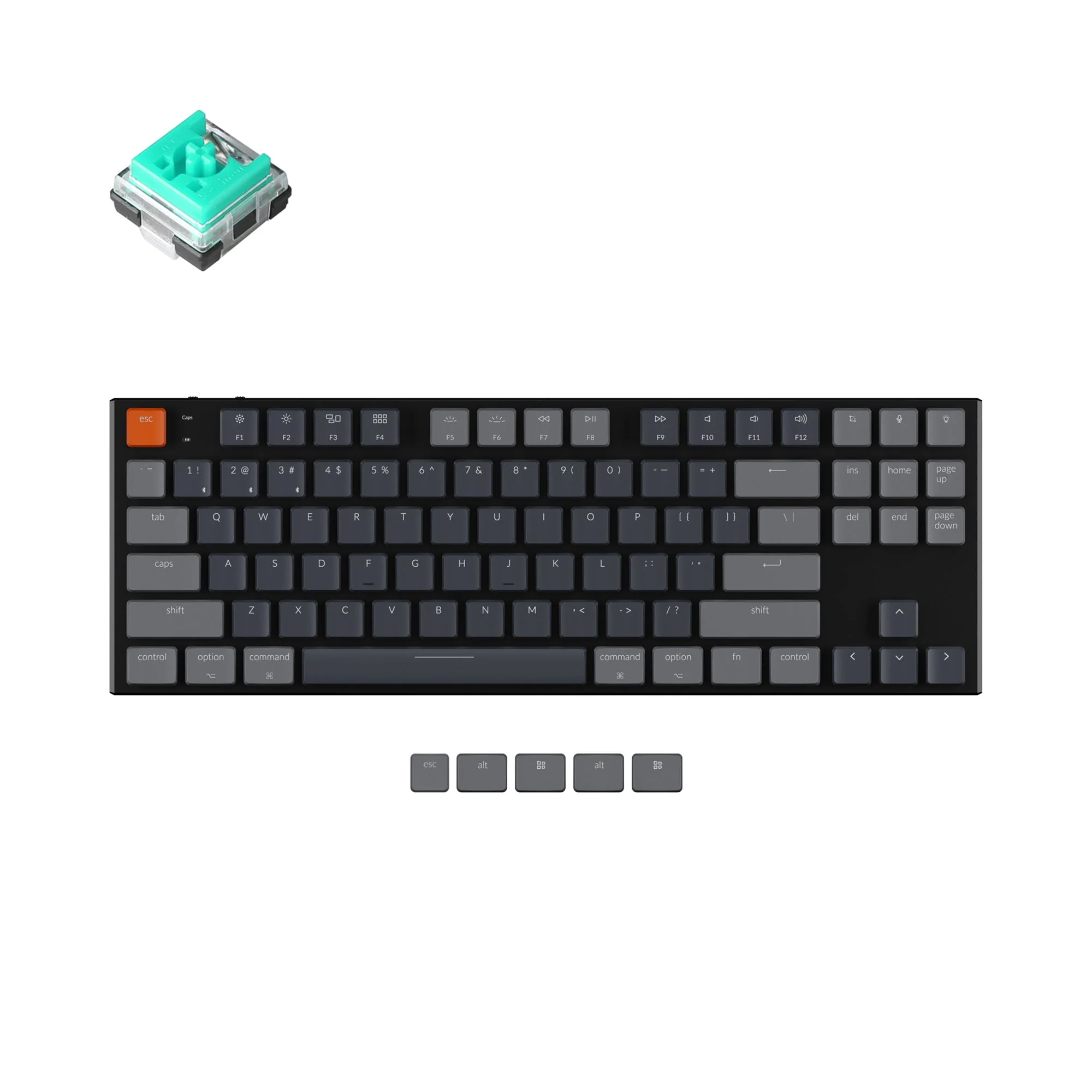 Keychron K1 Wireless Mechanical Keyboard (Version 5) (US ANSI Layout) - Image 16