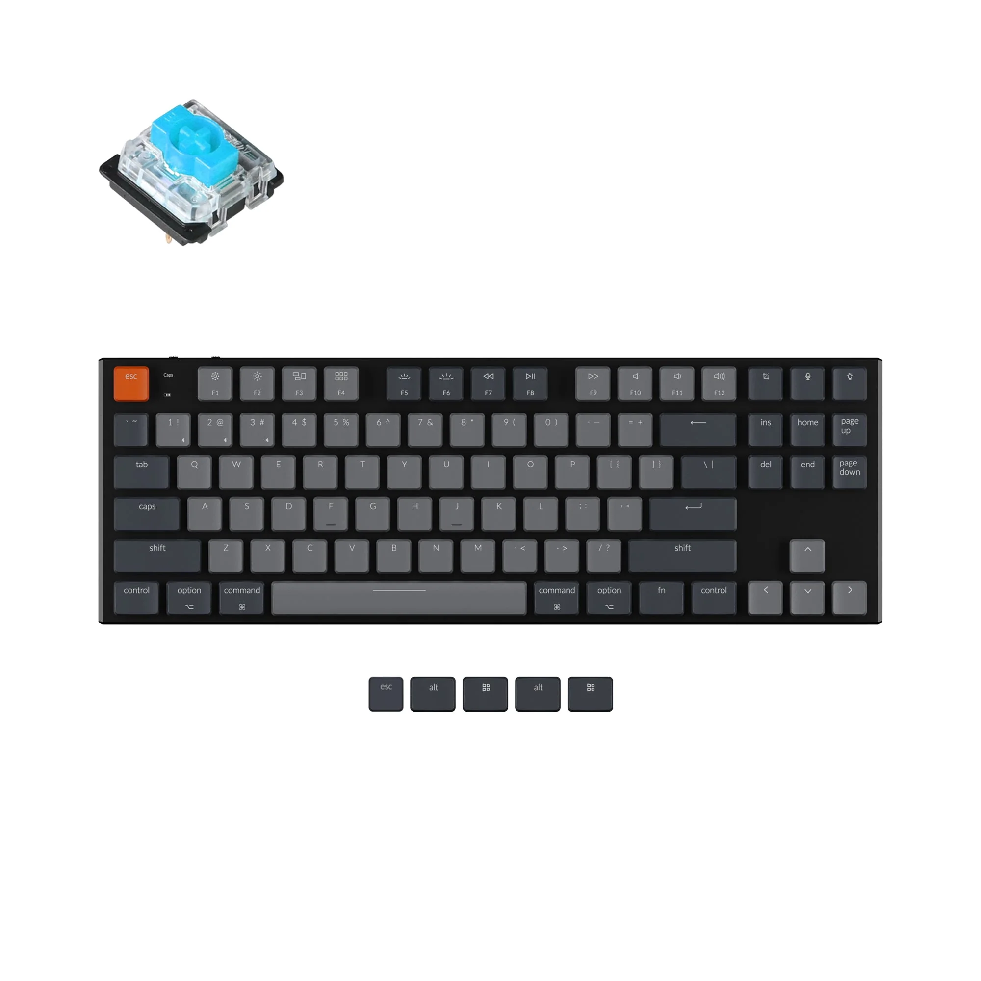 Keychron K1 Wireless Mechanical Keyboard (Version 5) (US ANSI Layout) - Image 2