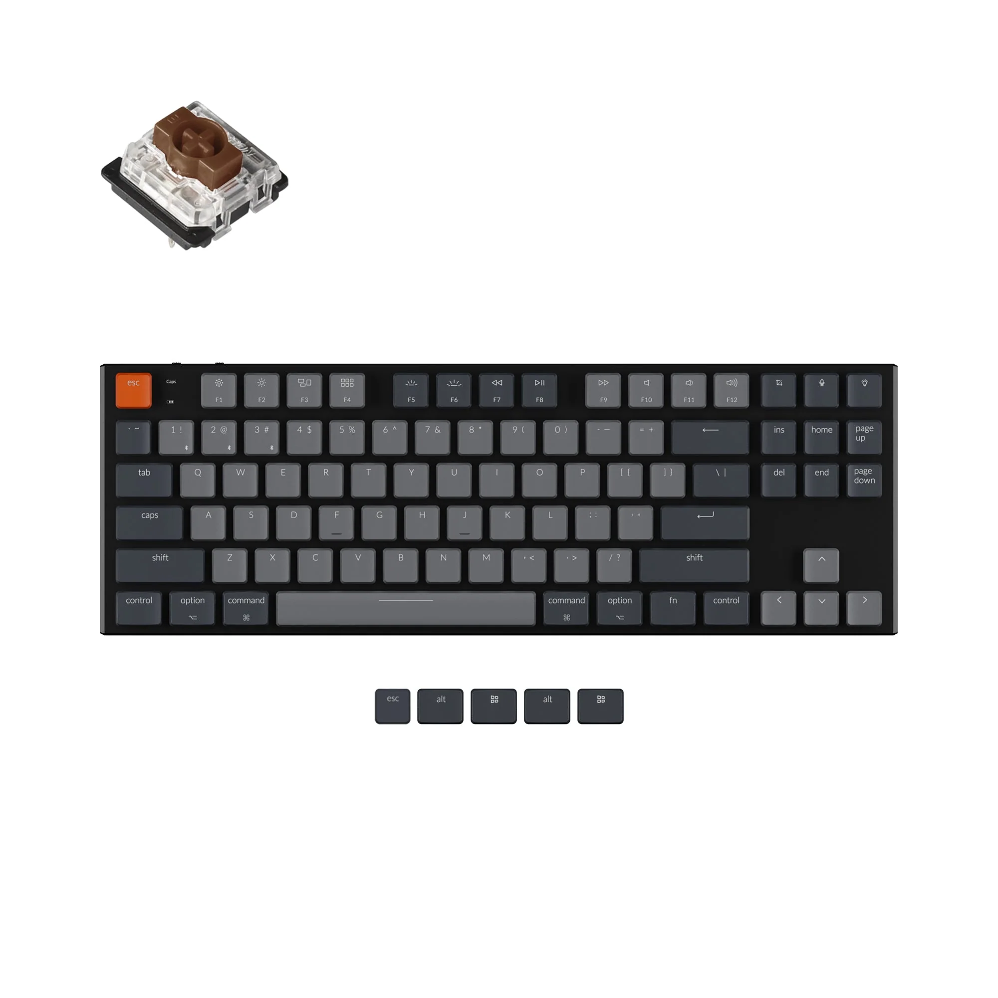 Keychron K1 Wireless Mechanical Keyboard (Version 5) (US ANSI Layout) - Image 3