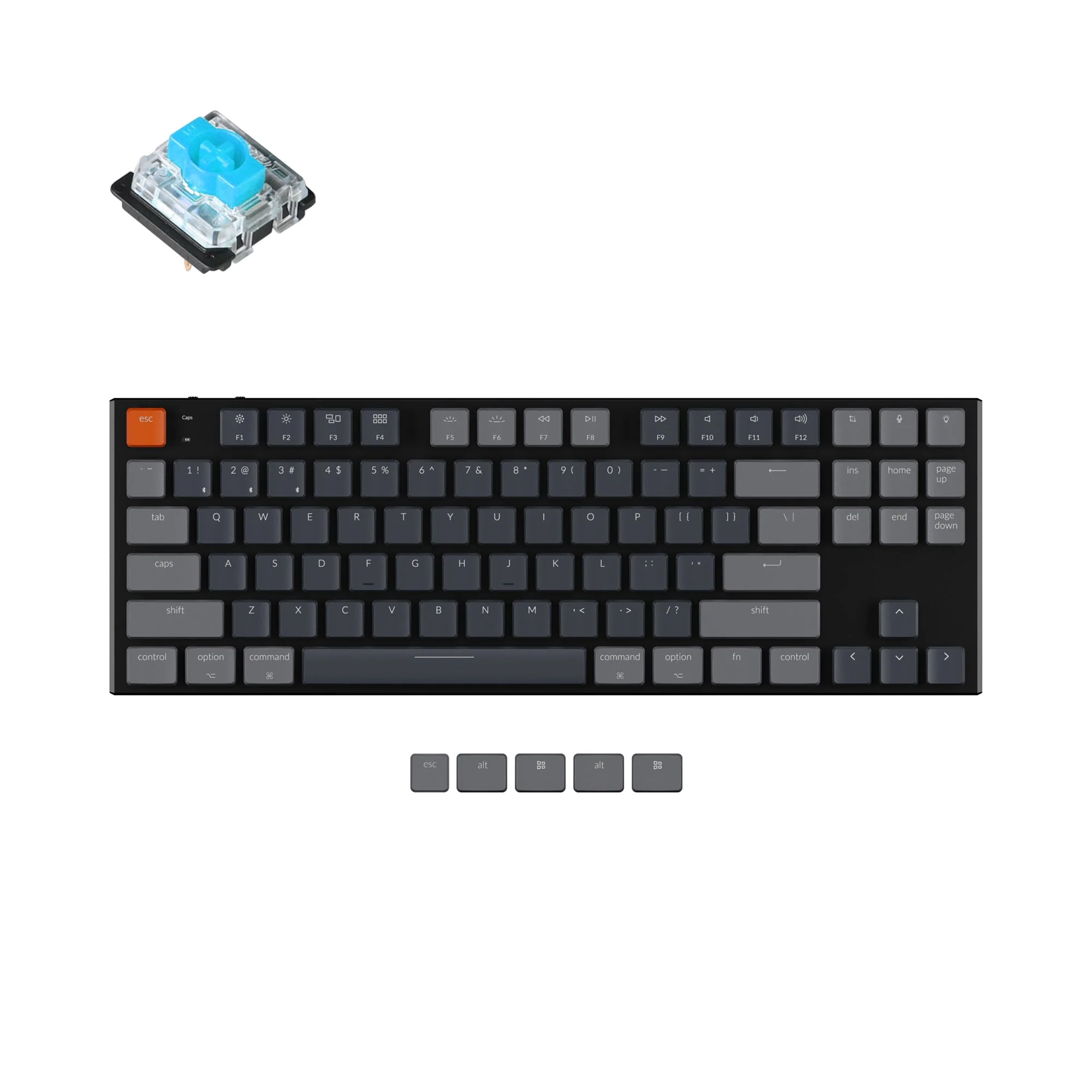 Keychron K1 Wireless Mechanical Keyboard (Version 5) (US ANSI Layout) - Image 5