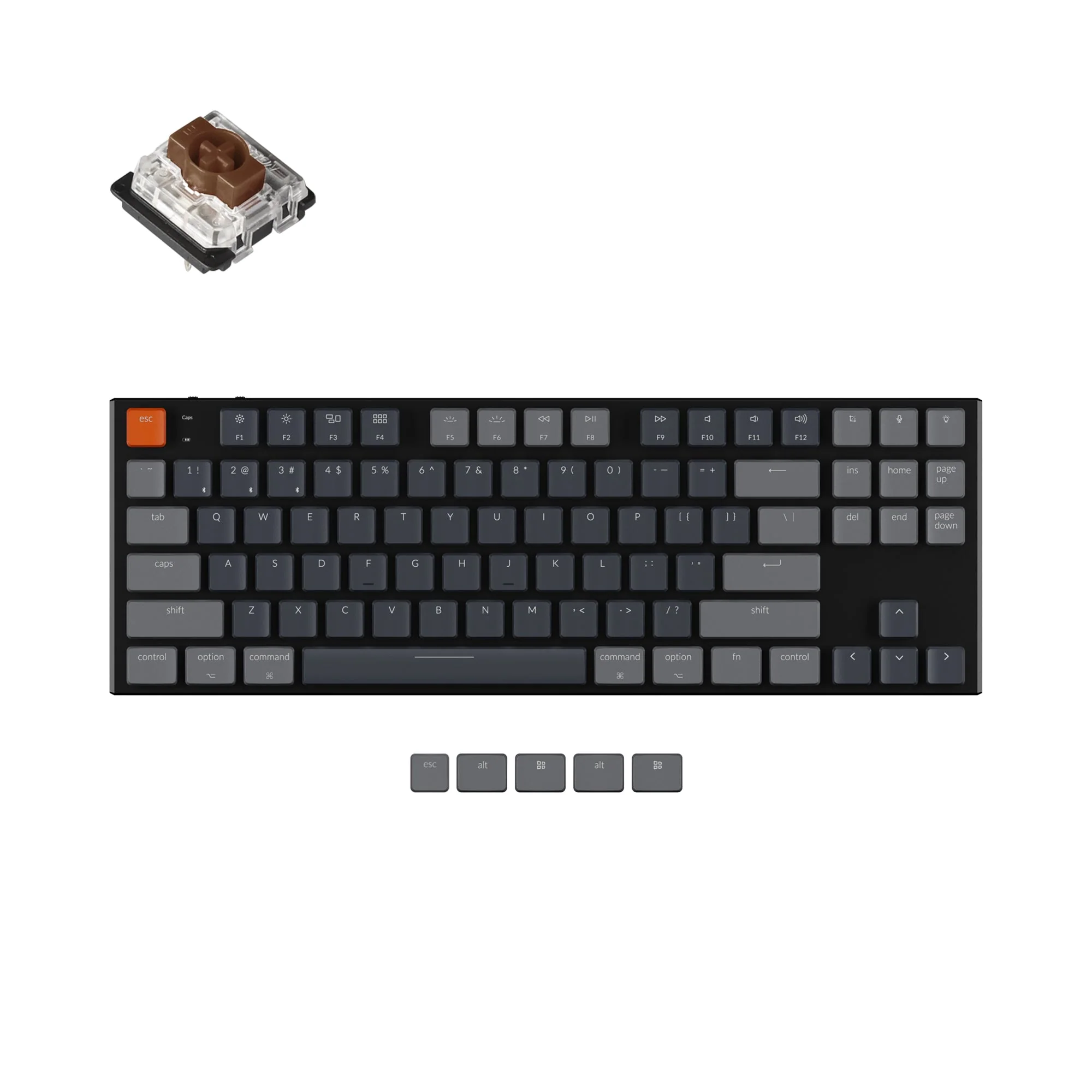 Keychron K1 Wireless Mechanical Keyboard (Version 5) (US ANSI Layout) - Image 6