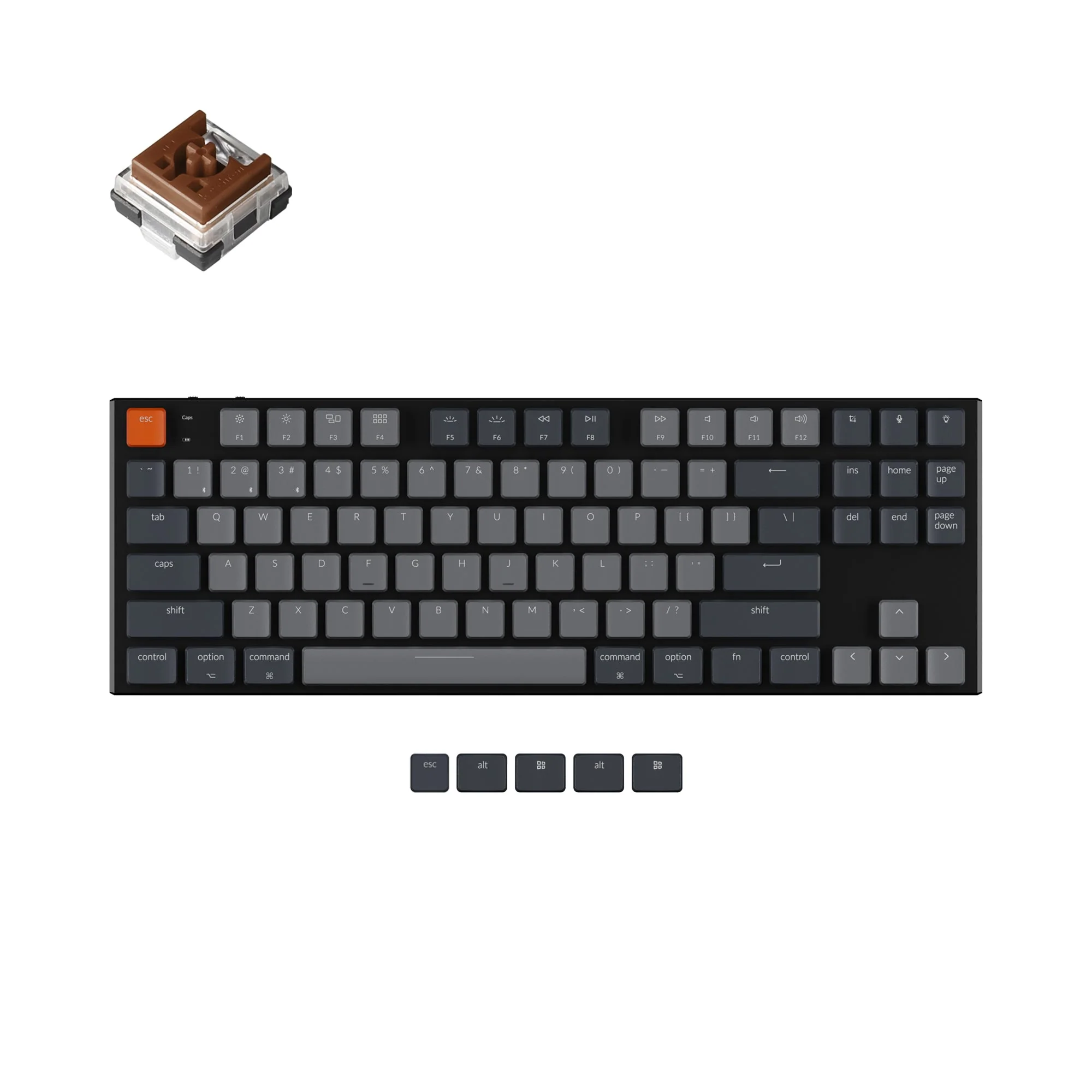 Keychron K1 Wireless Mechanical Keyboard (Version 5) (US ANSI Layout) - Image 9