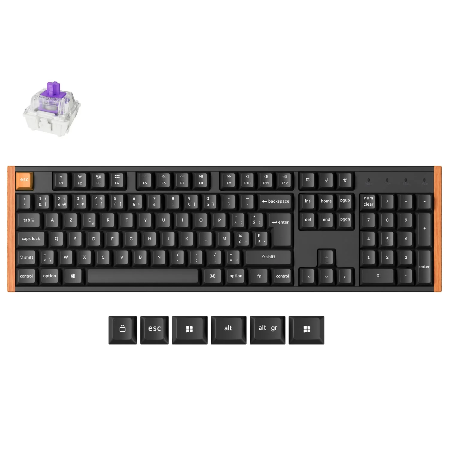 Keychron K10 HE Wireless Magnetic Switch Custom Keyboard ISO Layout Collection - Image 11
