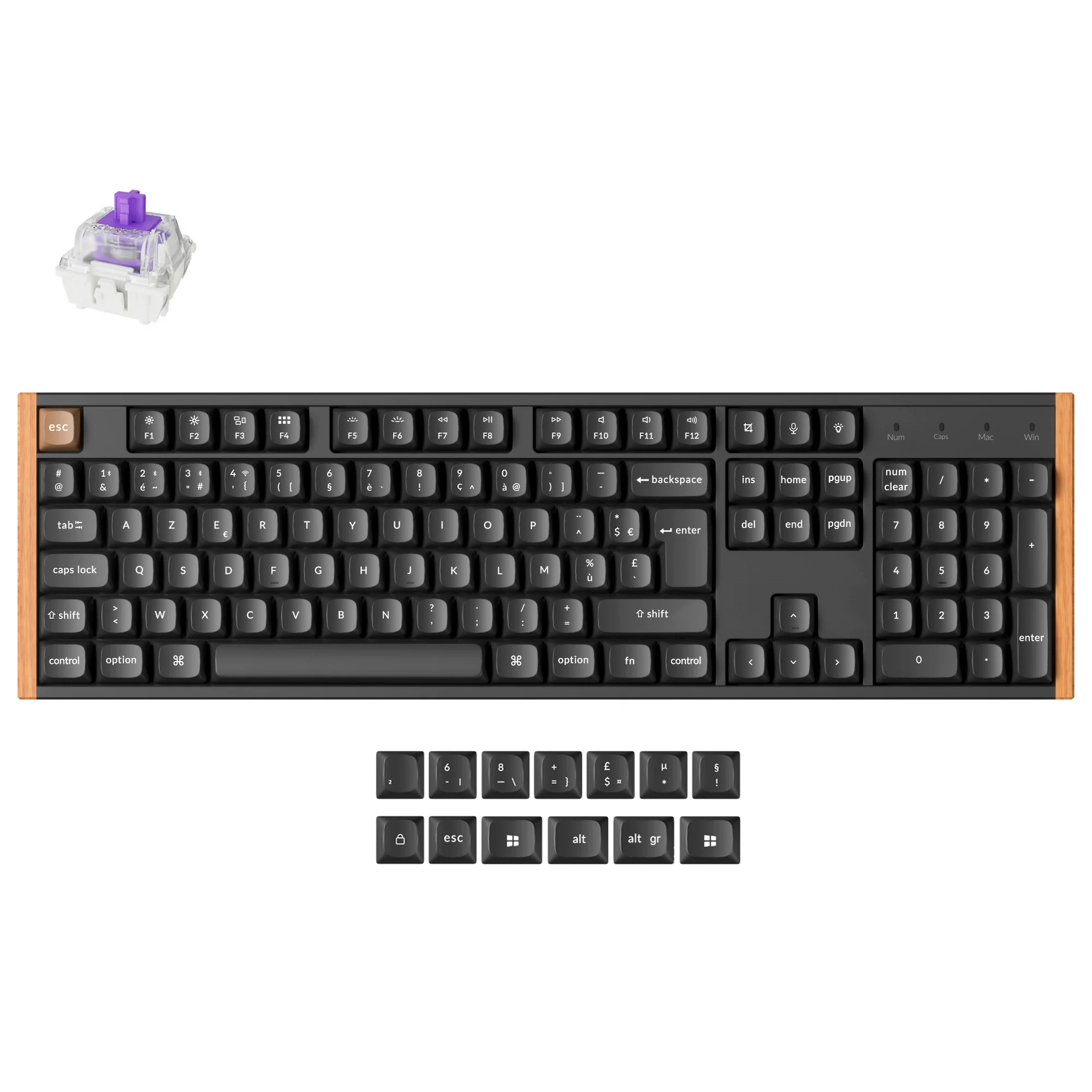 Keychron K10 HE Wireless Magnetic Switch Custom Keyboard ISO Layout Collection - Image 19