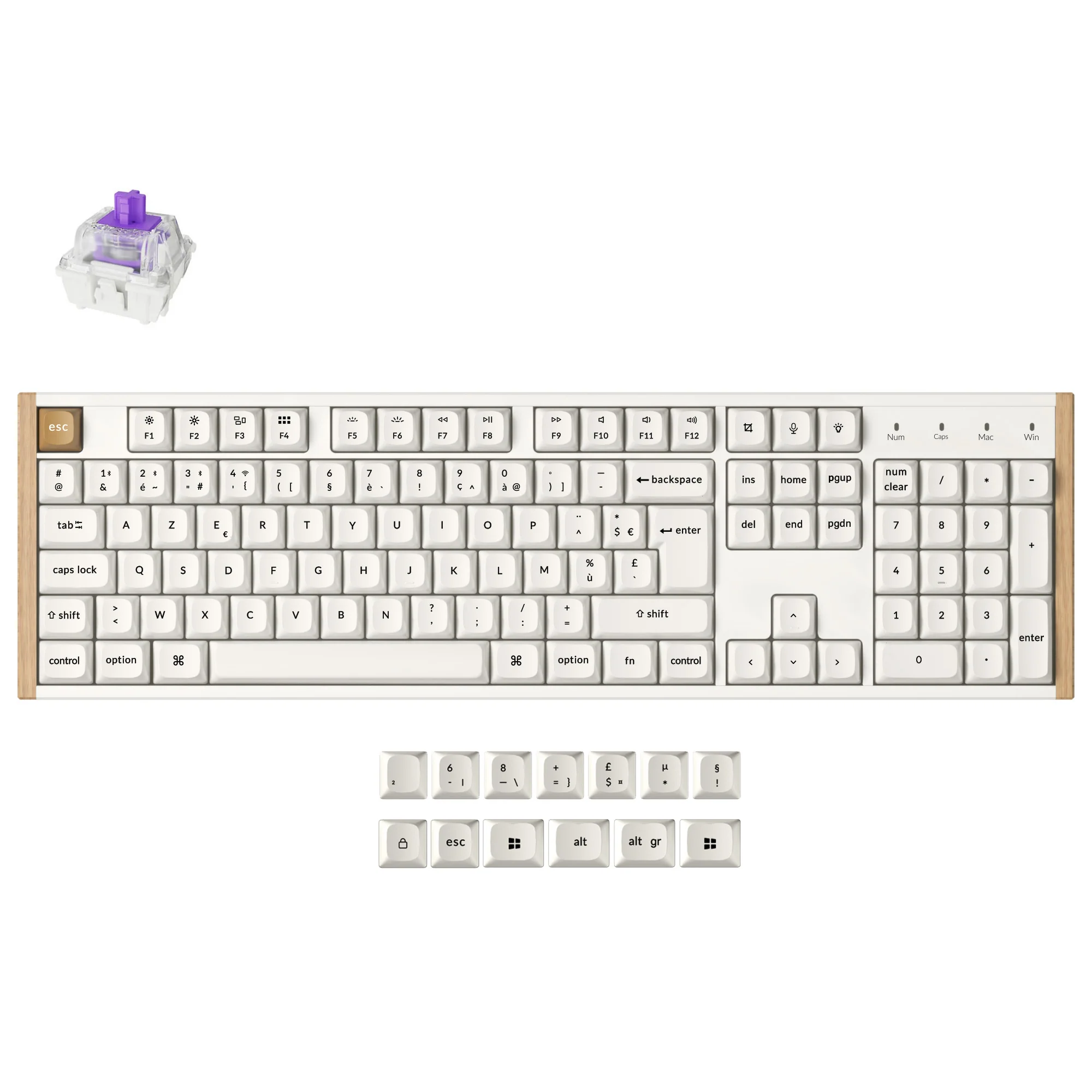 Keychron K10 HE Wireless Magnetic Switch Custom Keyboard ISO Layout Collection - Image 20