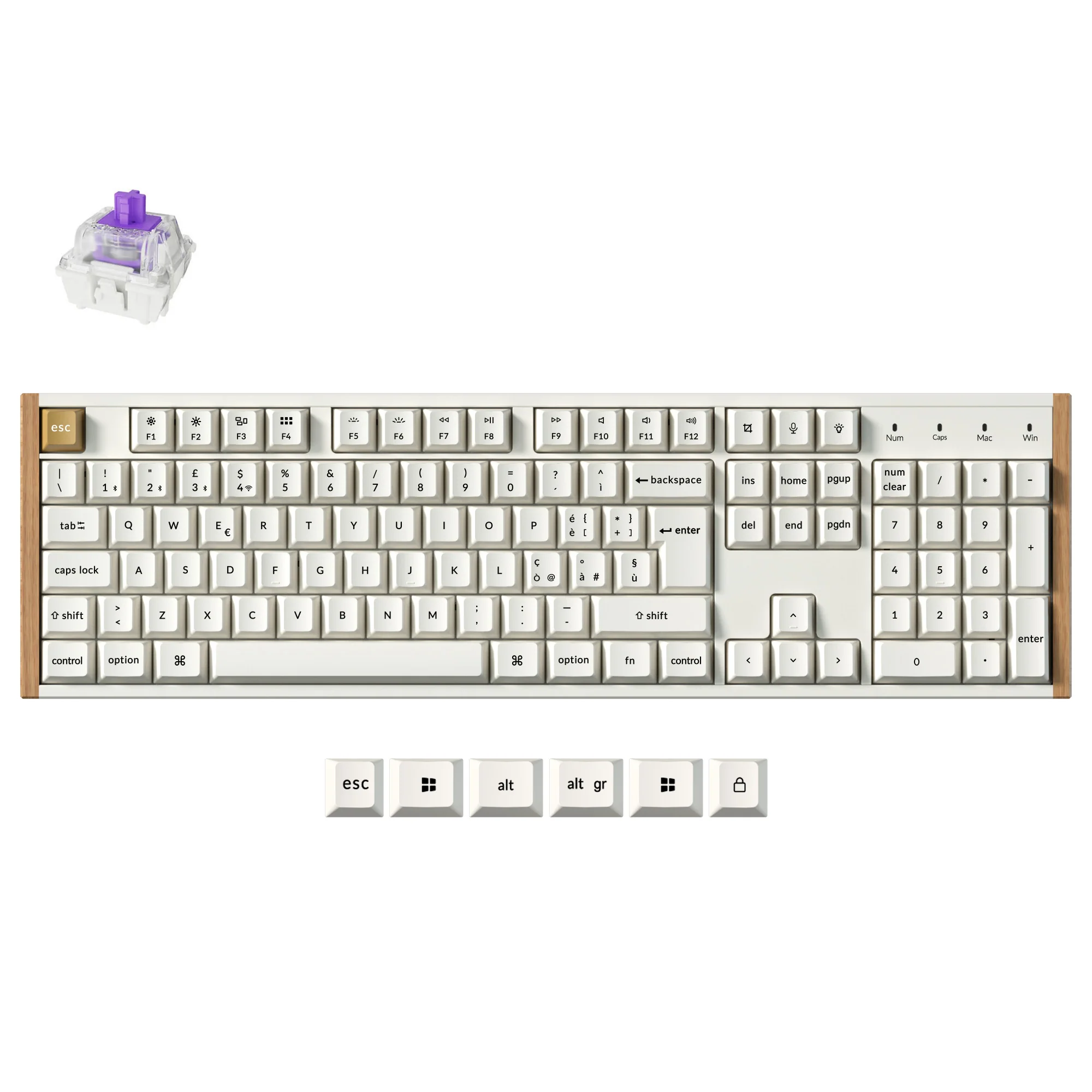 Keychron K10 HE Wireless Magnetic Switch Custom Keyboard ISO Layout Collection - Image 21