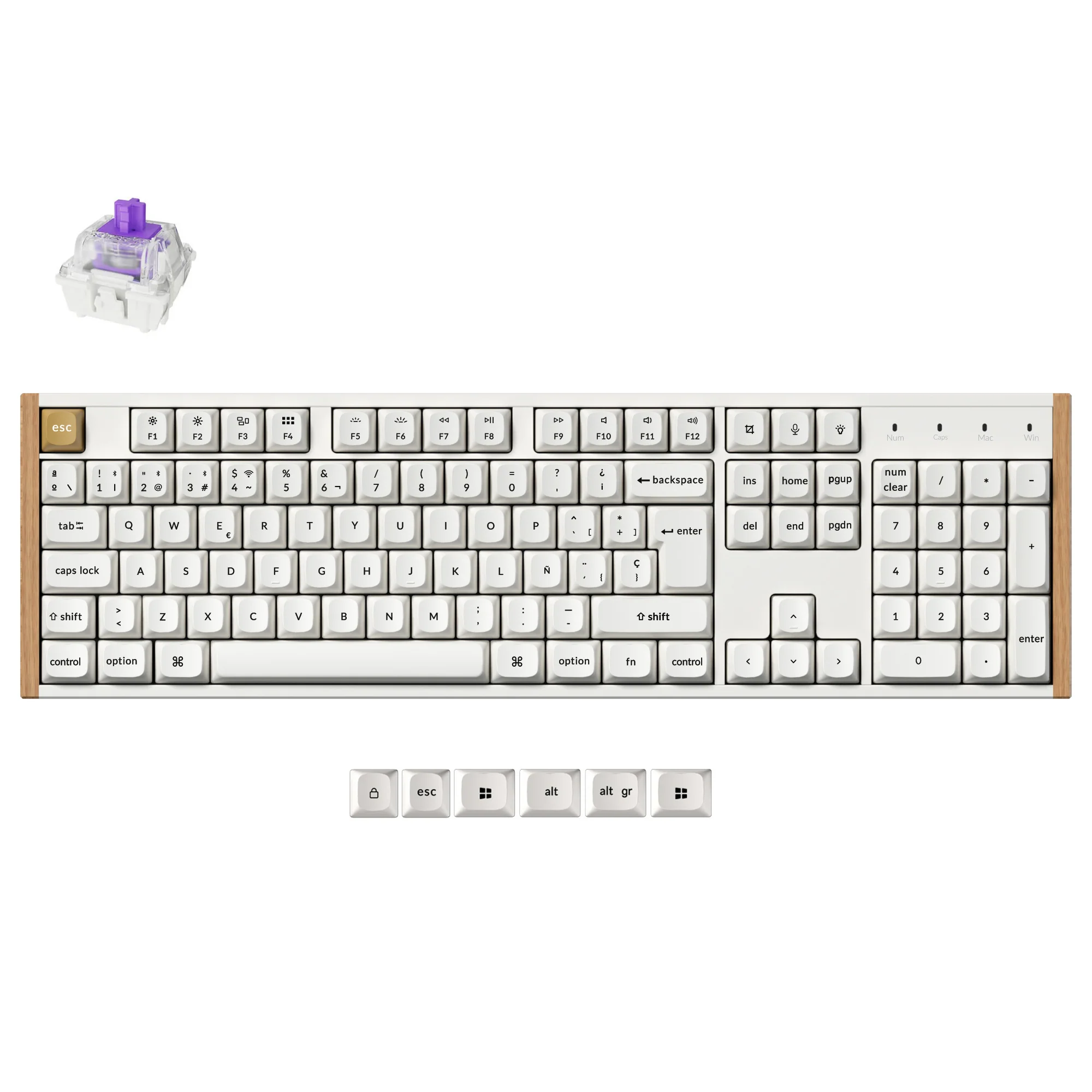 Keychron K10 HE Wireless Magnetic Switch Custom Keyboard ISO Layout Collection - Image 22