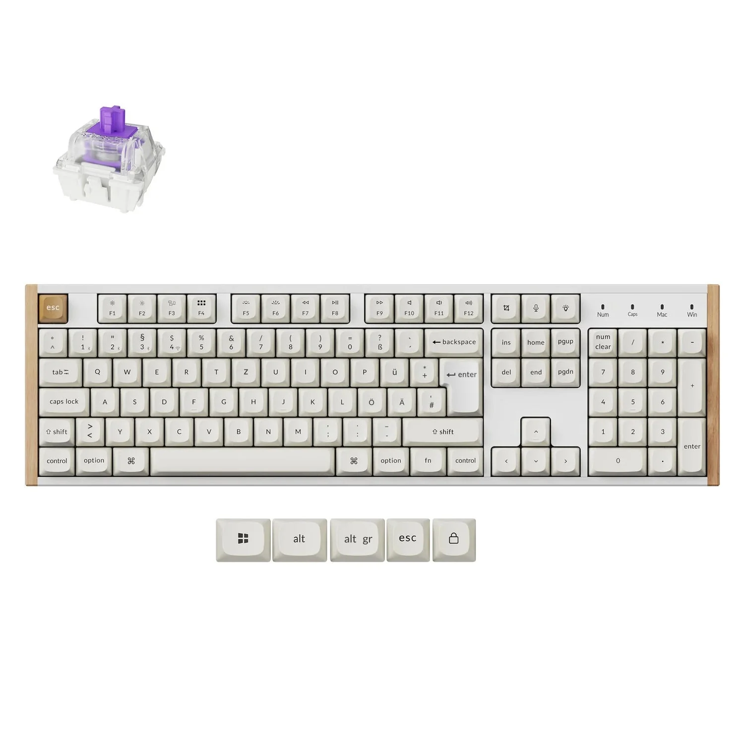Keychron K10 HE Wireless Magnetic Switch Custom Keyboard ISO Layout Collection - Image 5