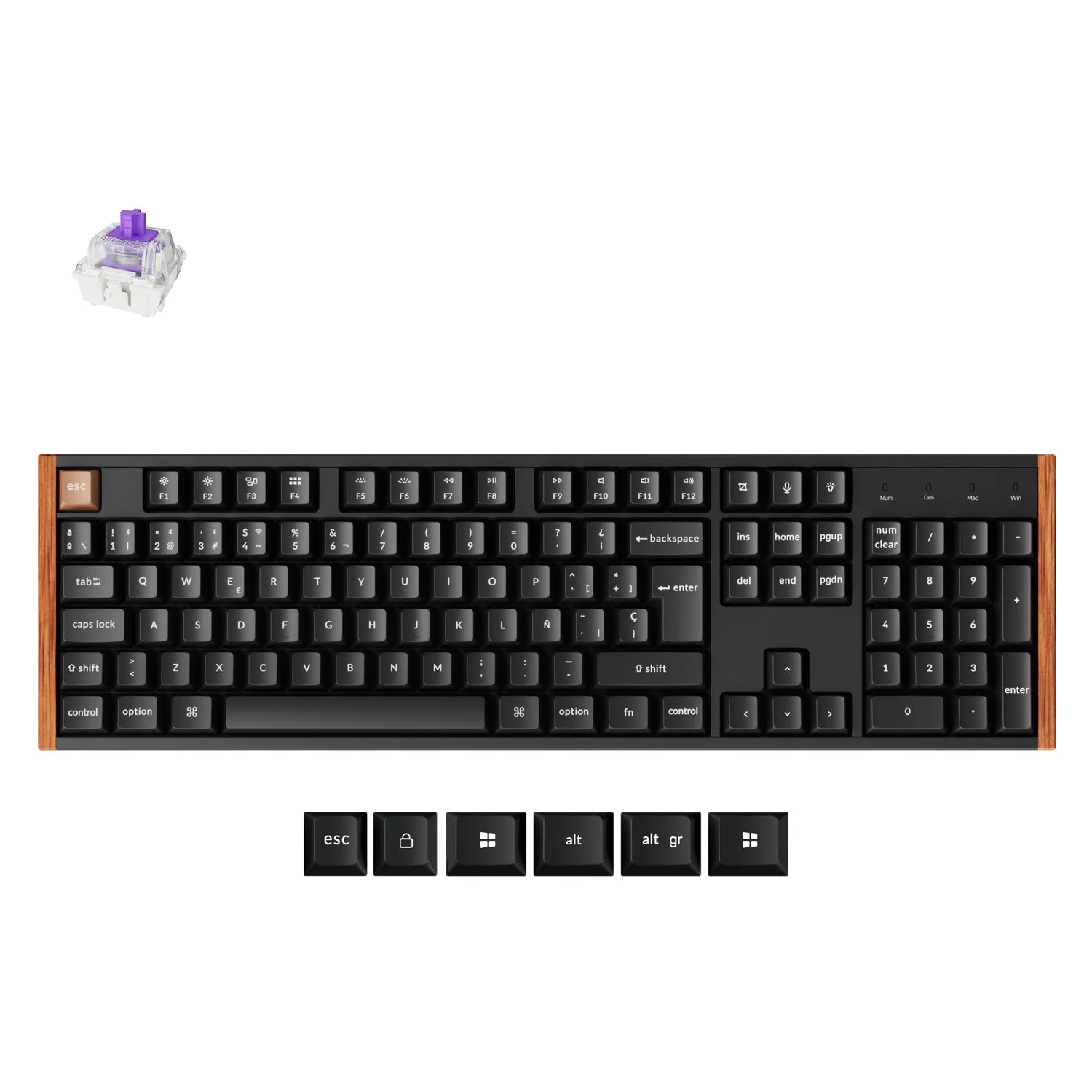 Keychron K10 HE Wireless Magnetic Switch Custom Keyboard ISO Layout Collection - Image 8