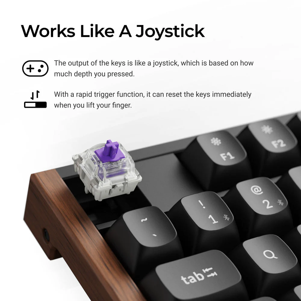 Keychron K10 HE Wireless Magnetic Switch Custom Keyboard (US ANSI Layout) - Image 4