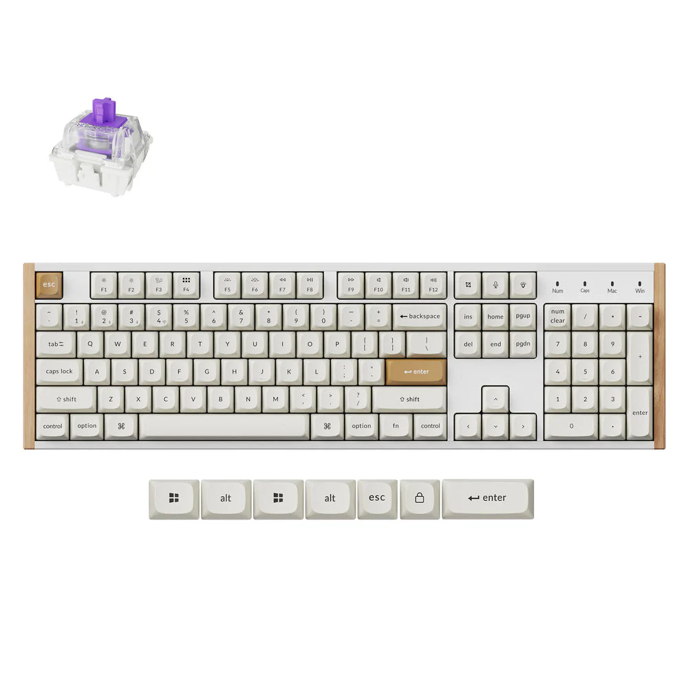Keychron K10 HE Wireless Magnetic Switch Custom Keyboard (US ANSI Layout) - Image 9