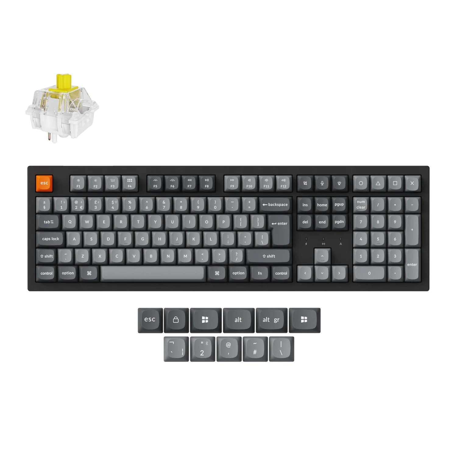 Keychron K10 Max QMK Wireless Custom Mechanical Keyboard ISO Layout Collection - Image 10