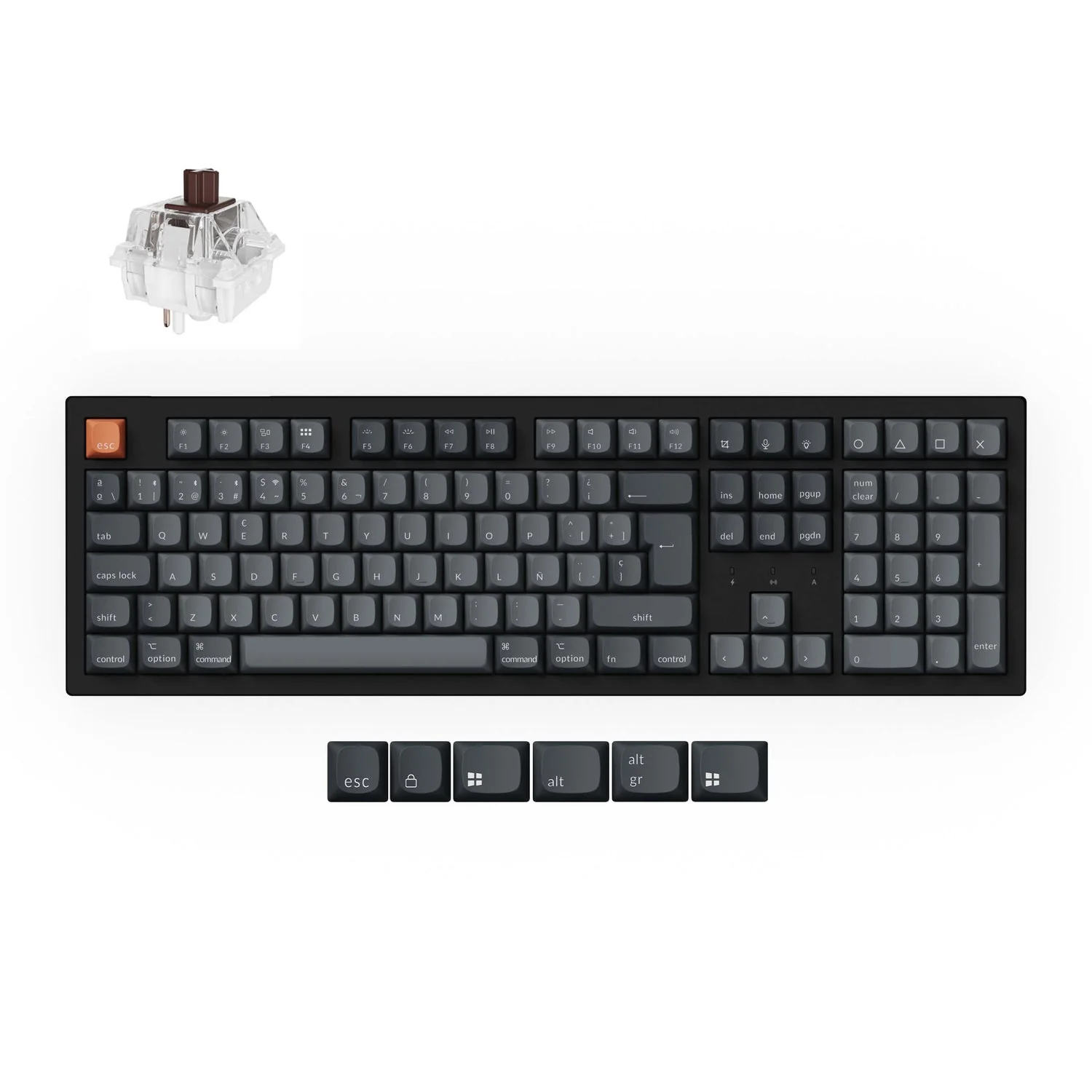 Keychron K10 Max QMK Wireless Custom Mechanical Keyboard ISO Layout Collection - Image 2