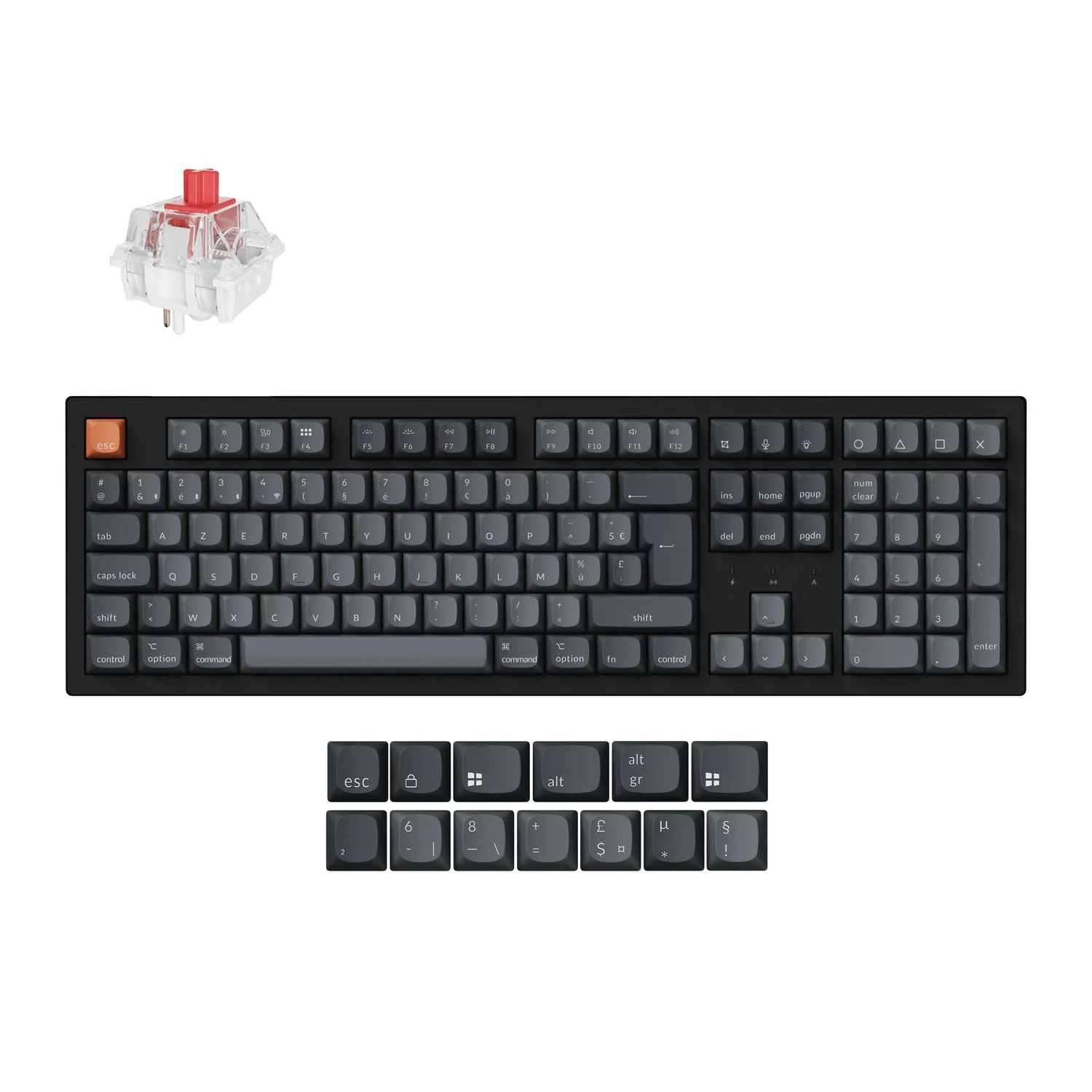 Keychron K10 Max QMK Wireless Custom Mechanical Keyboard ISO Layout Collection - Image 4