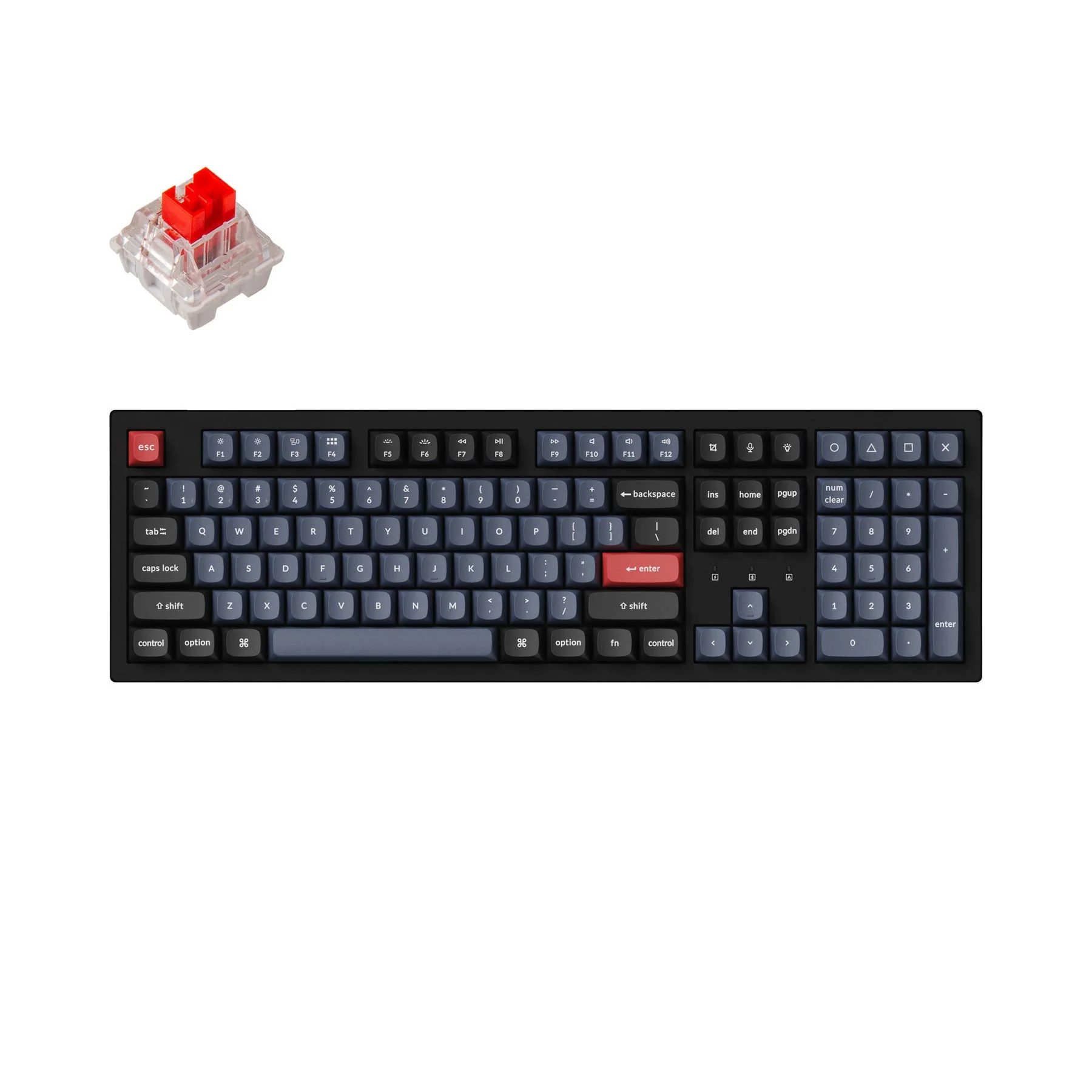 Keychron K10 Pro QMK/VIA Wireless Mechanical Keyboard (US ANSI Layout) - Image 3