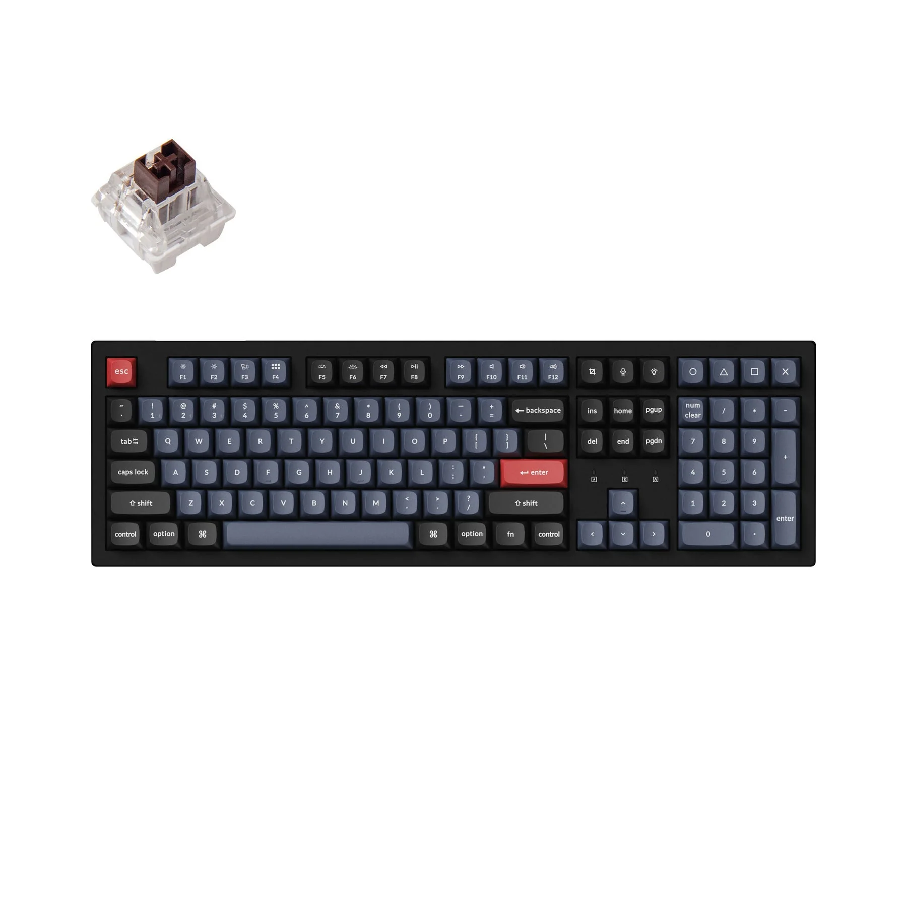 Keychron K10 Pro QMK/VIA Wireless Mechanical Keyboard (US ANSI Layout) - Image 4