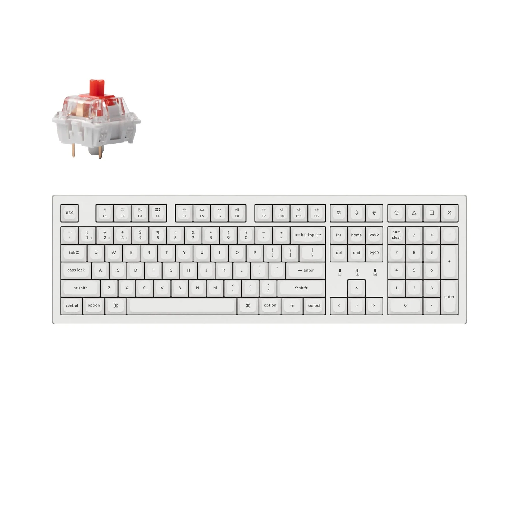 Keychron K10 Pro QMK/VIA Wireless Mechanical Keyboard (US ANSI Layout) - Image 6