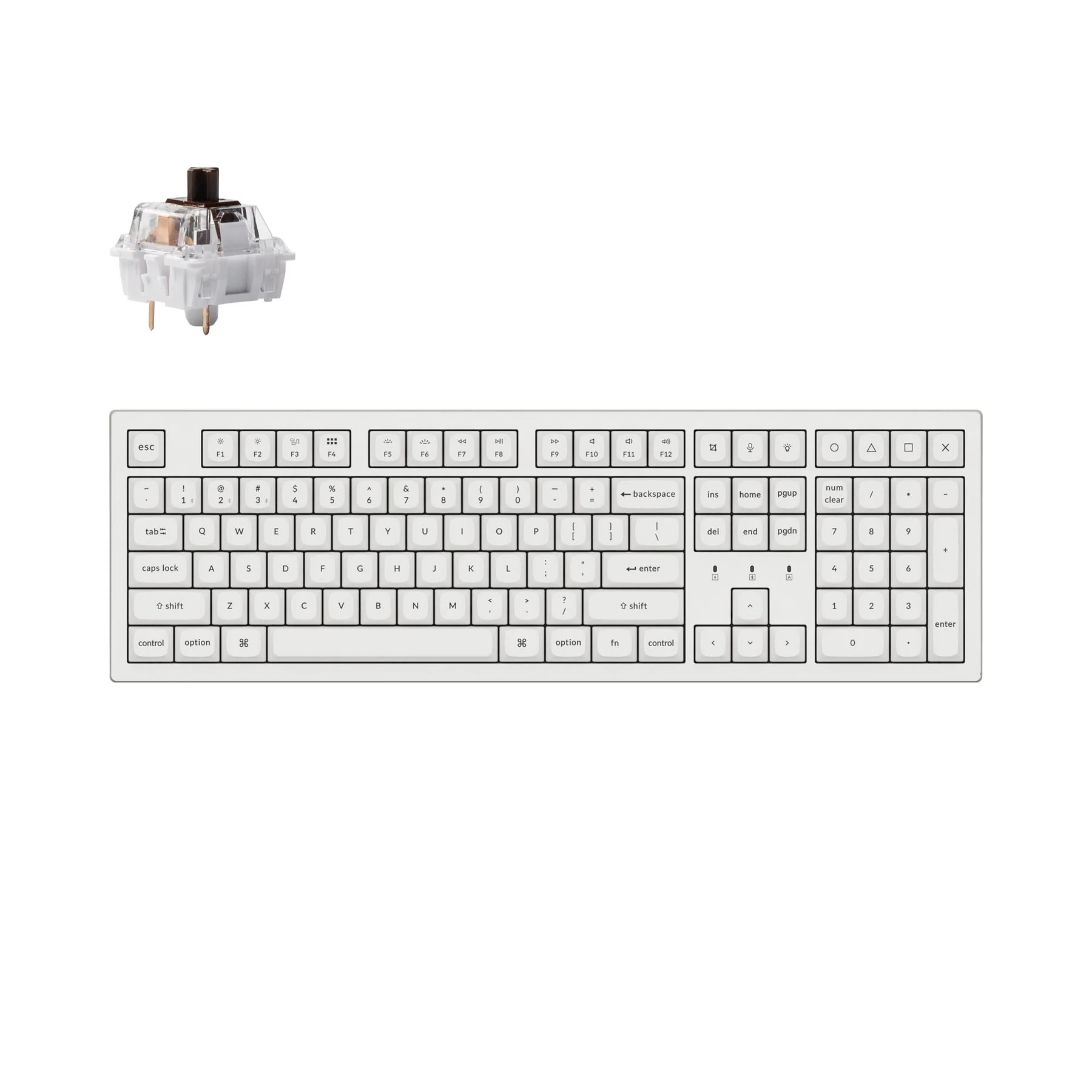 Keychron K10 Pro QMK/VIA Wireless Mechanical Keyboard (US ANSI Layout) - Image 7