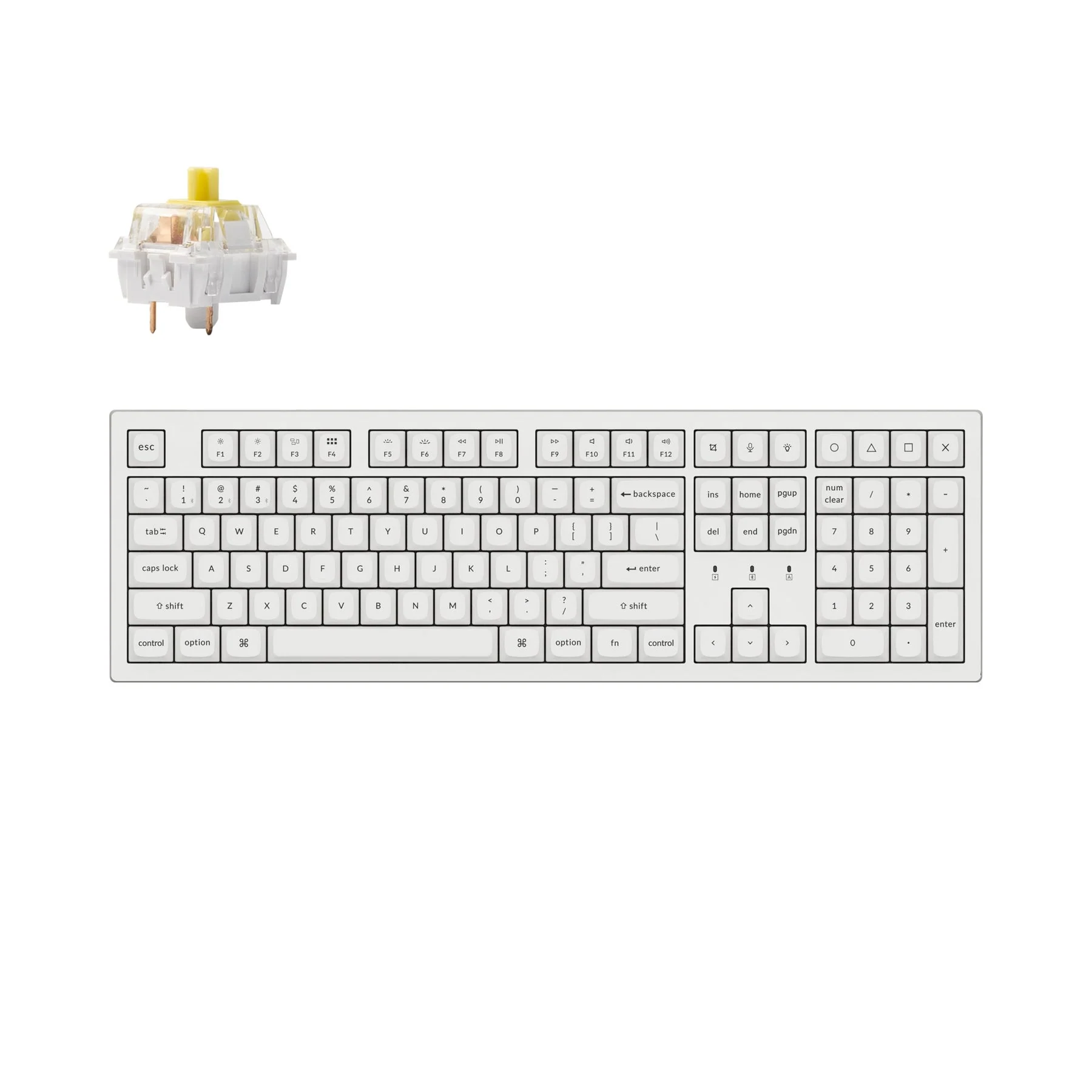 Keychron K10 Pro QMK/VIA Wireless Mechanical Keyboard (US ANSI Layout) - Image 8