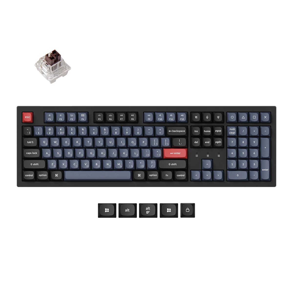 Keychron K10 Pro QMK/VIA Wireless Mechanical Keyboard ISO Layout Collection - Image 22