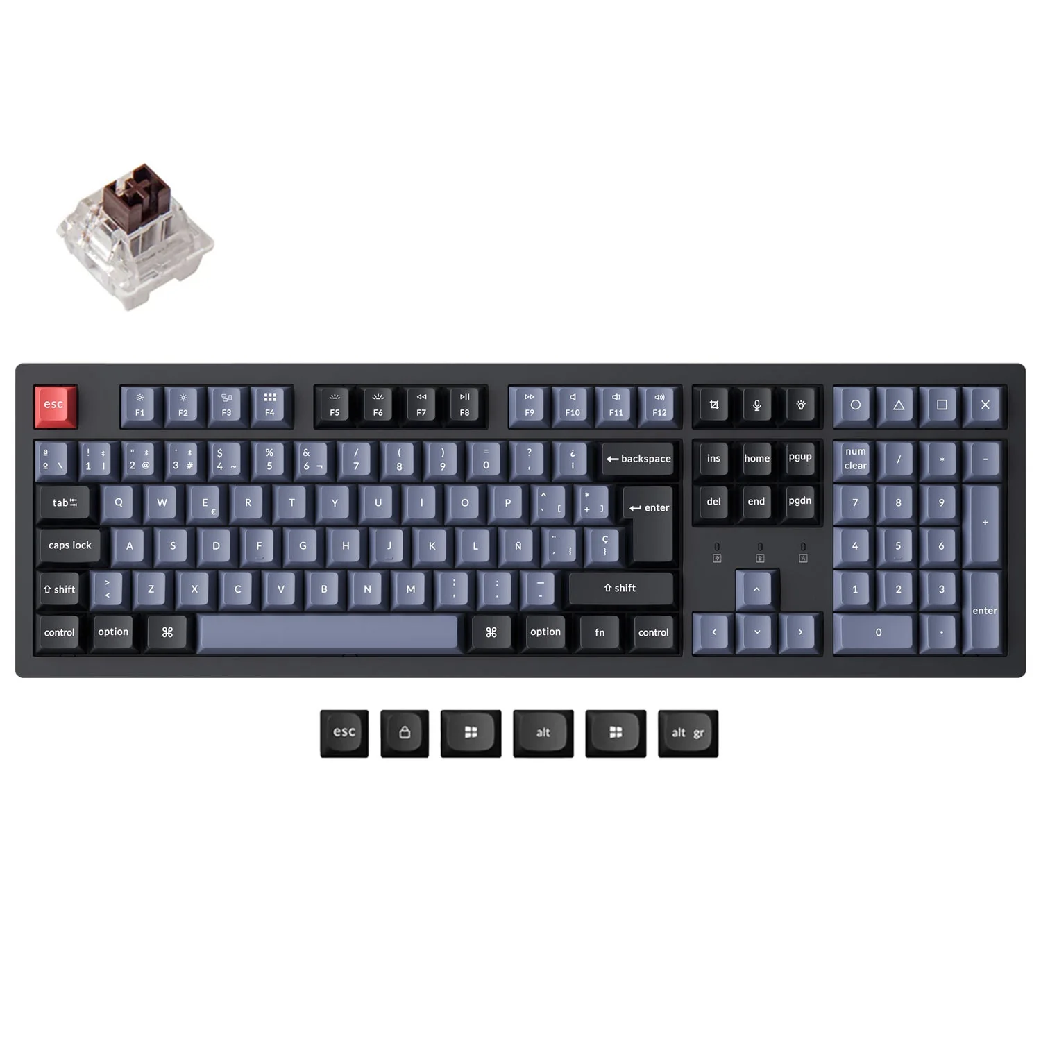 Keychron K10 Pro QMK/VIA Wireless Mechanical Keyboard ISO Layout Collection - Image 24