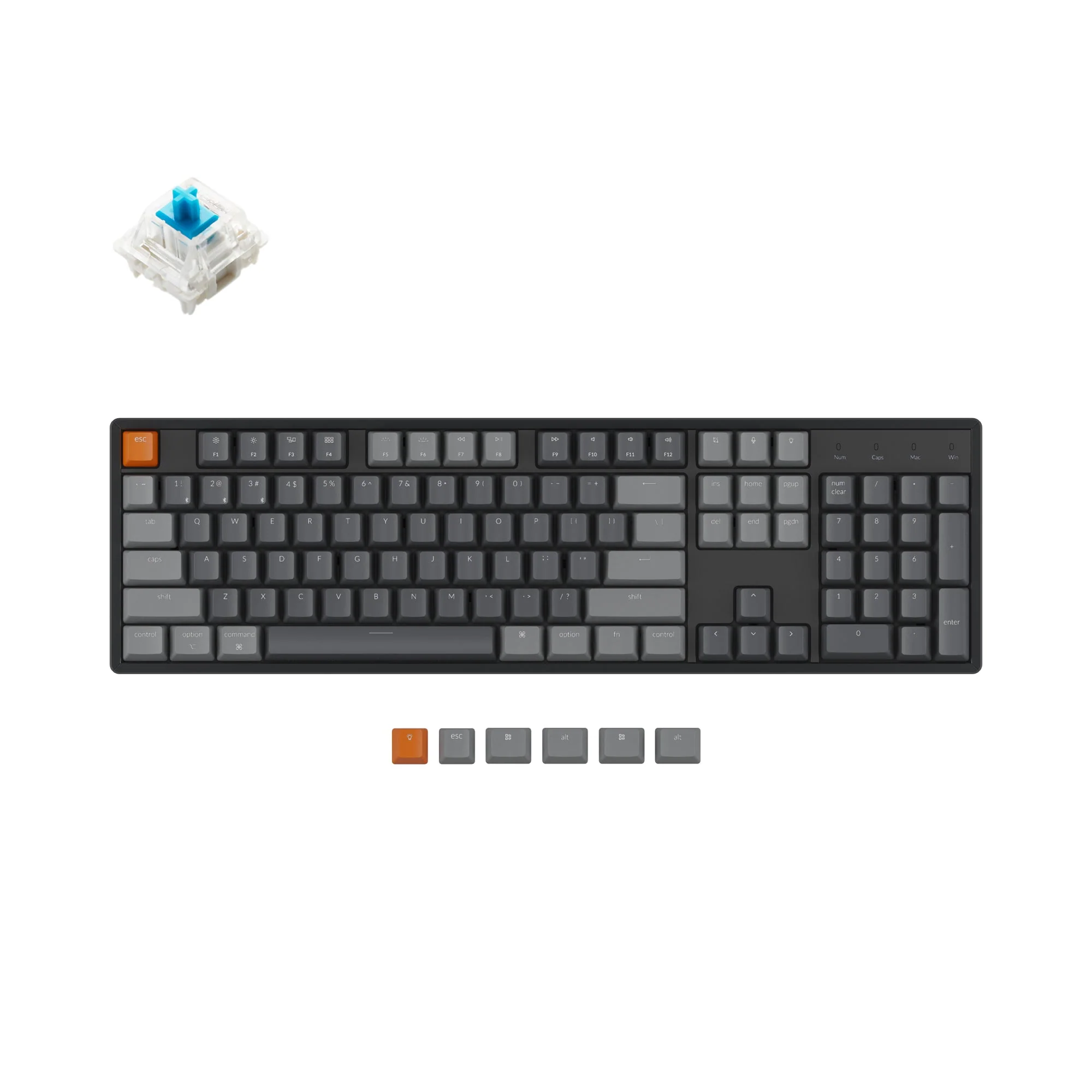 Keychron K10 Wireless Mechanical Keyboard (US ANSI Layout) - Image 5