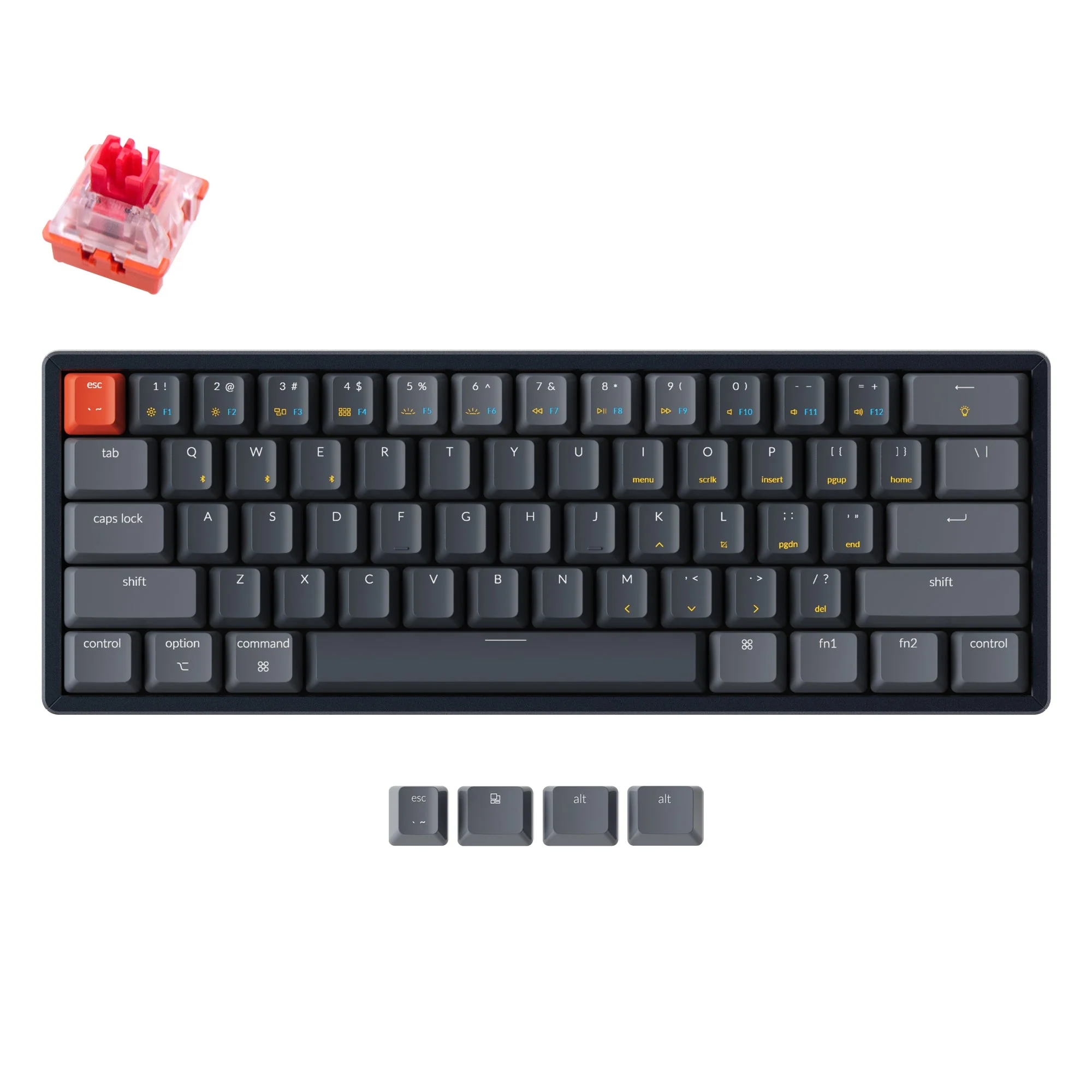 Keychron K12 Wireless Mechanical Keyboard (US ANSI Layout) - Image 12