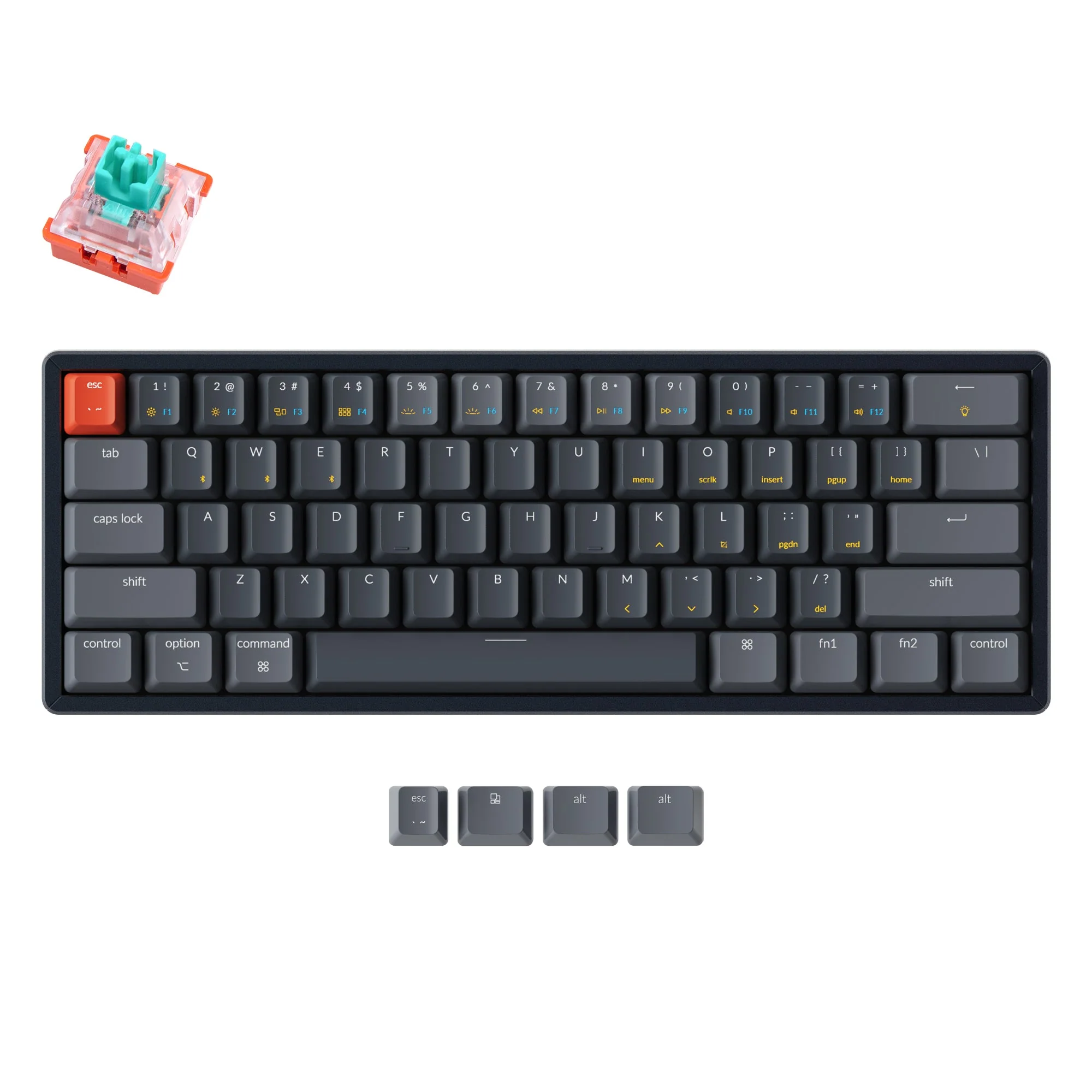 Keychron K12 Wireless Mechanical Keyboard (US ANSI Layout) - Image 16