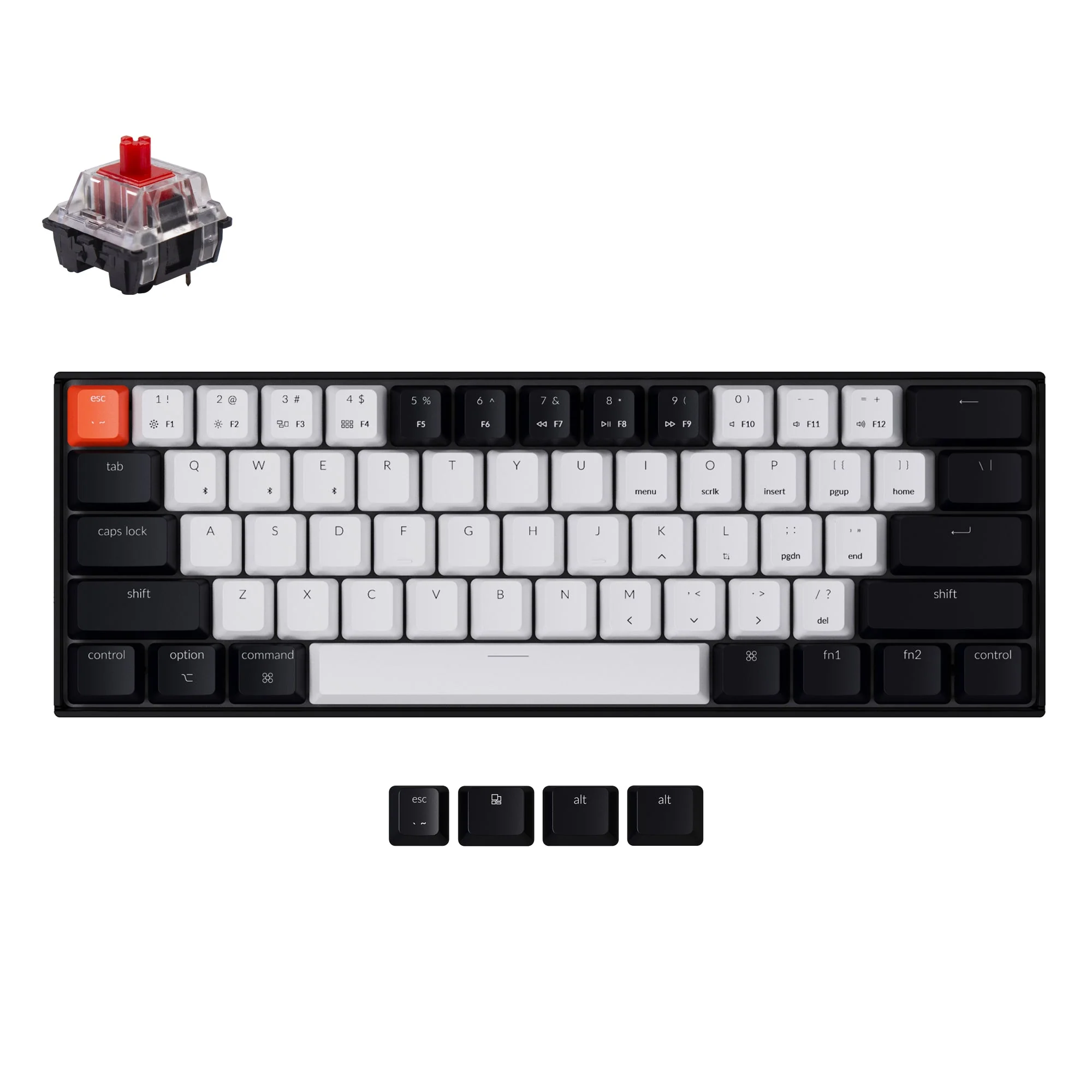 Keychron K12 Wireless Mechanical Keyboard (US ANSI Layout) - Image 17