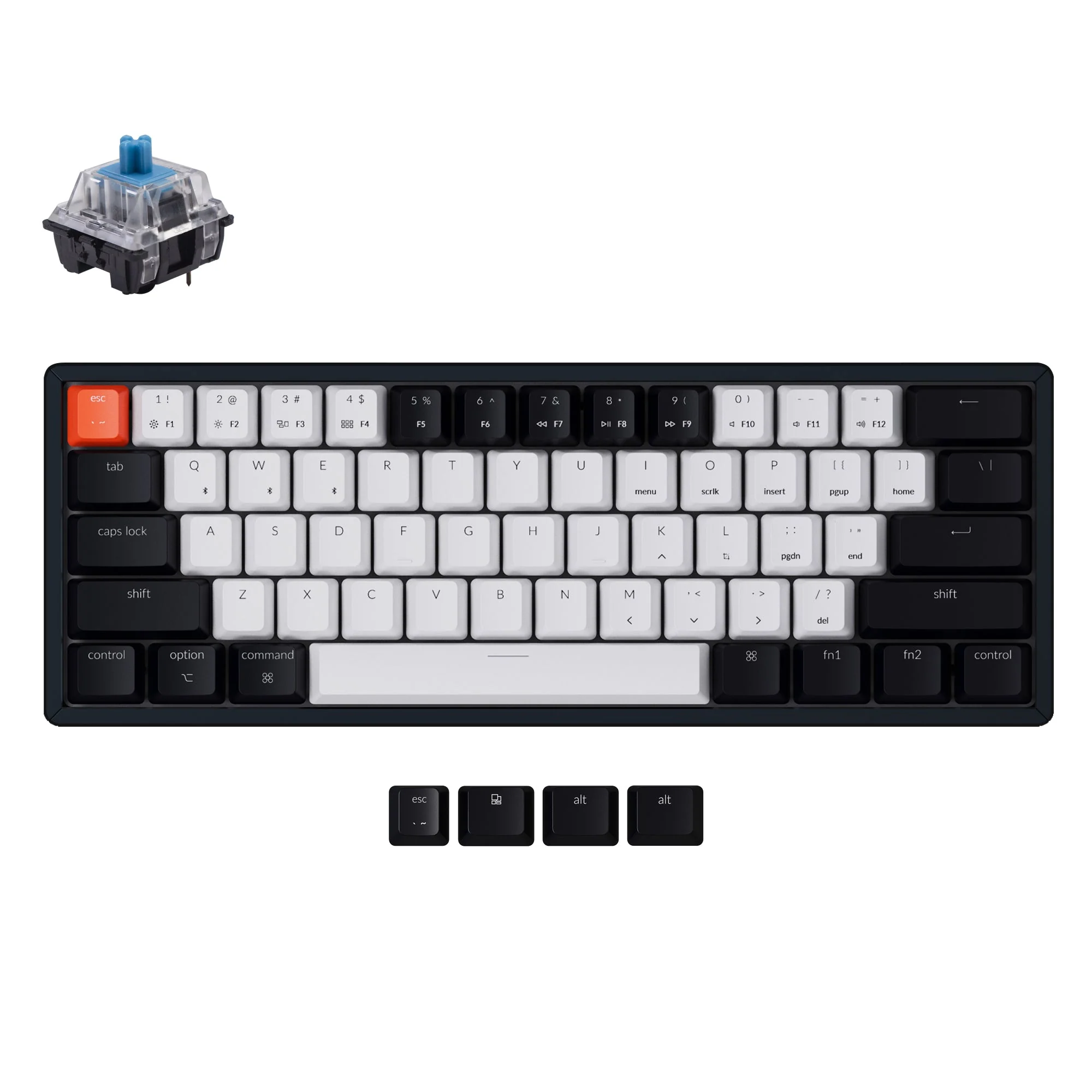 Keychron K12 Wireless Mechanical Keyboard (US ANSI Layout) - Image 21