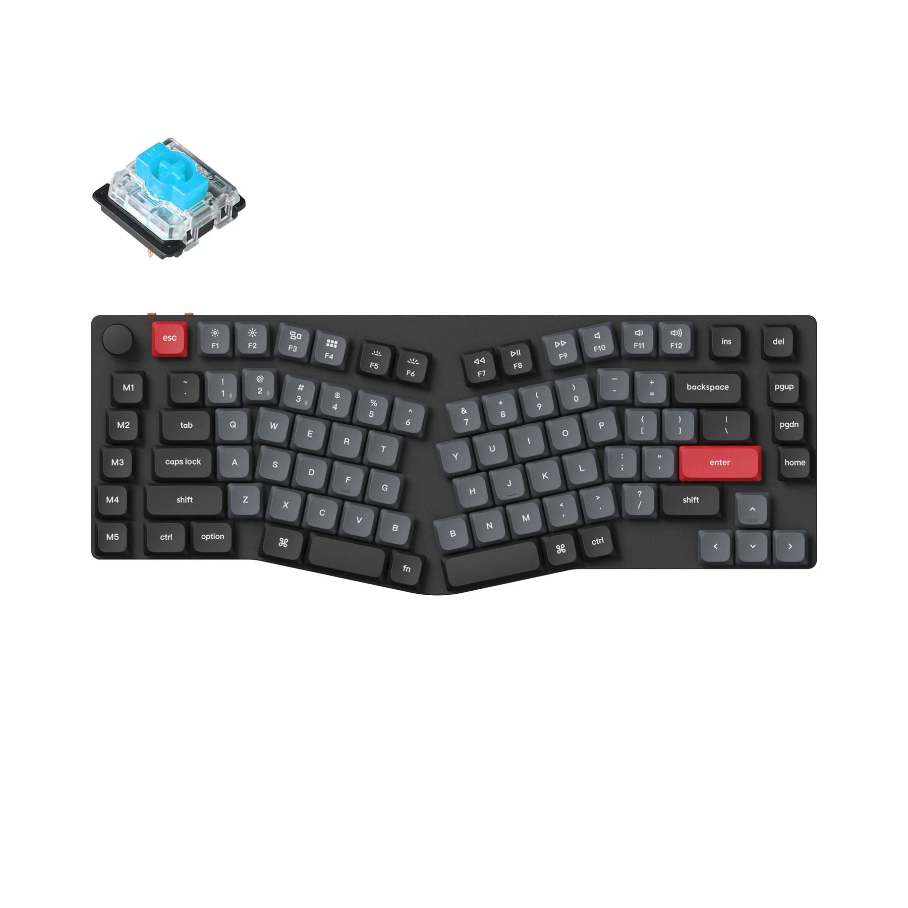 Keychron K15 Pro (Alice Layout) QMK/VIA Wireless Custom Mechanical Keyboard (US ANSI Layout) - Image 2