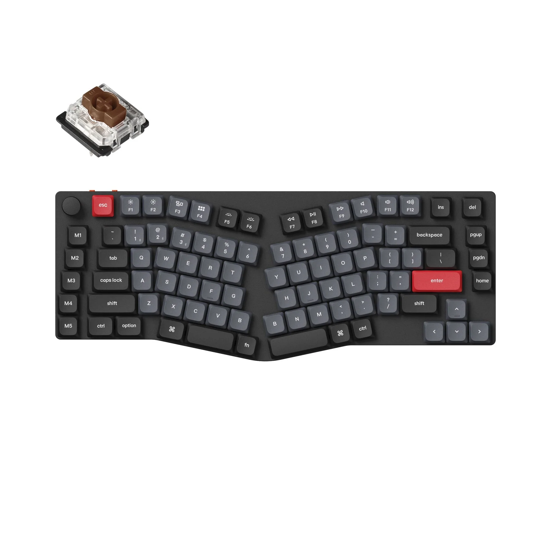 Keychron K15 Pro (Alice Layout) QMK/VIA Wireless Custom Mechanical Keyboard (US ANSI Layout) - Image 3