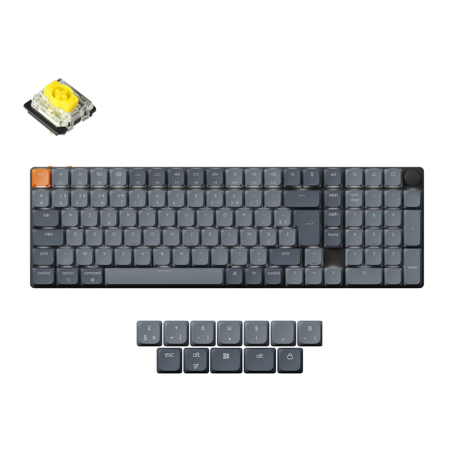 Keychron K17 Max QMK Wireless Custom Mechanical Keyboard ISO Layout Collection - Image 13