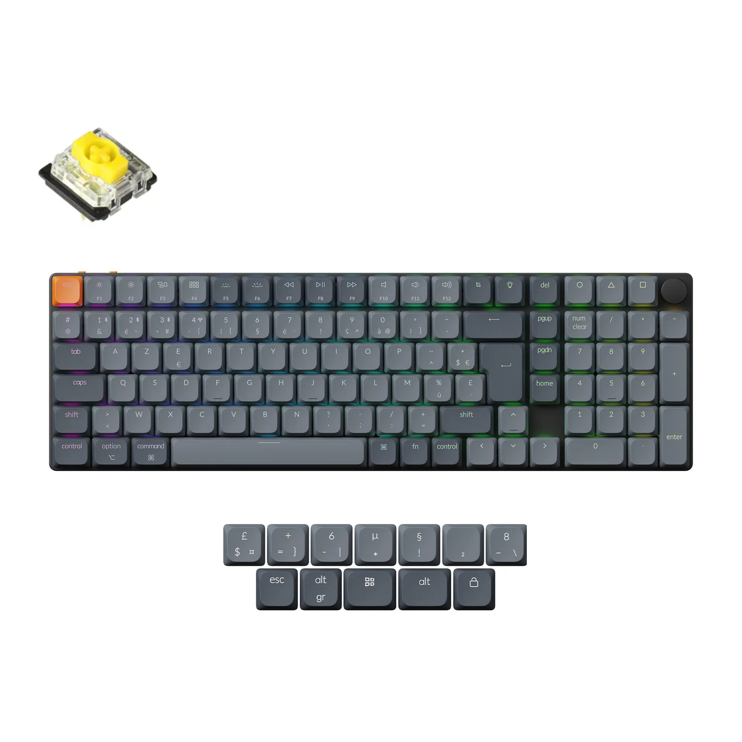 Keychron K17 Max QMK Wireless Custom Mechanical Keyboard ISO Layout Collection - Image 7