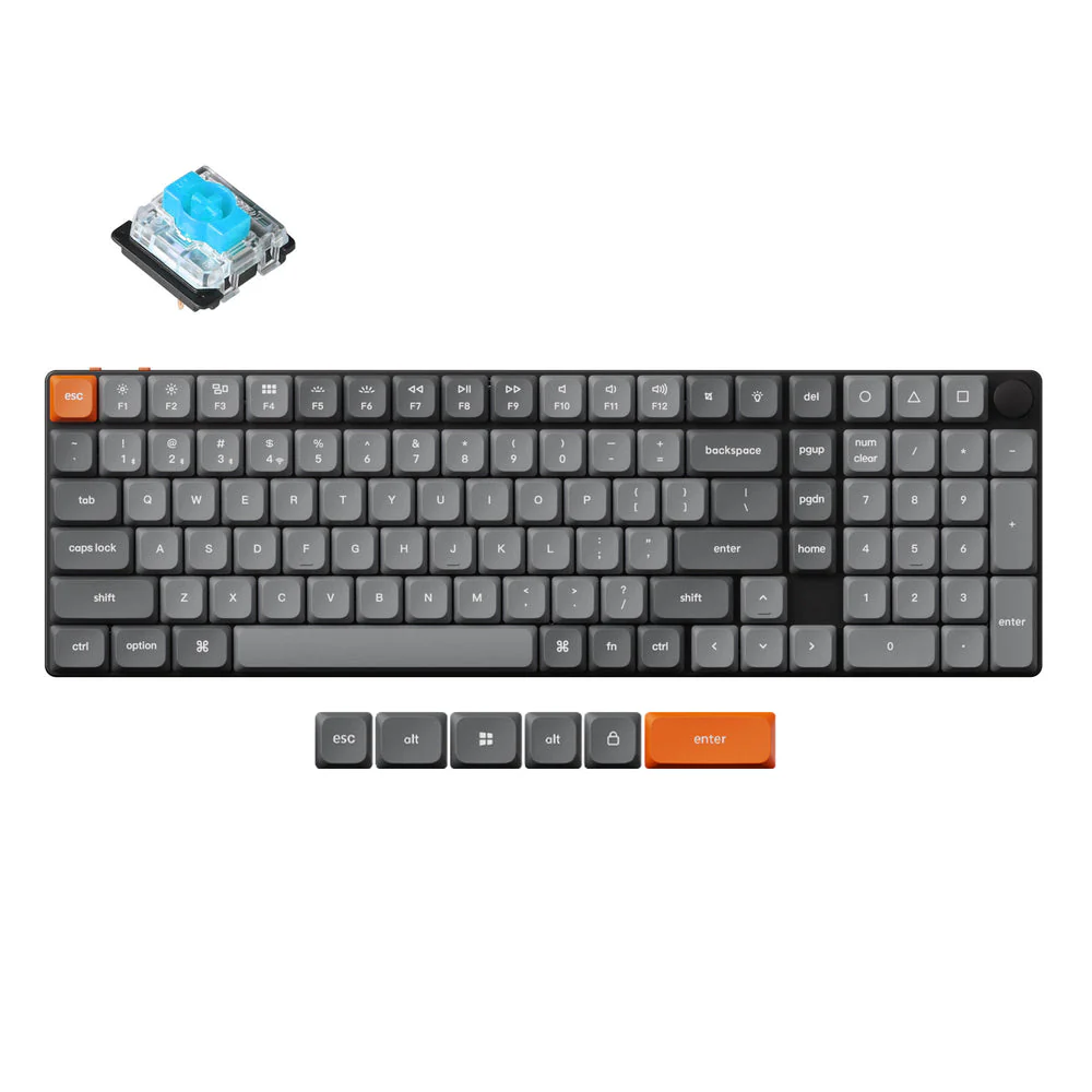 Keychron K17 Max QMK Wireless Custom Mechanical Keyboard (US ANSI Layout) - Image 2
