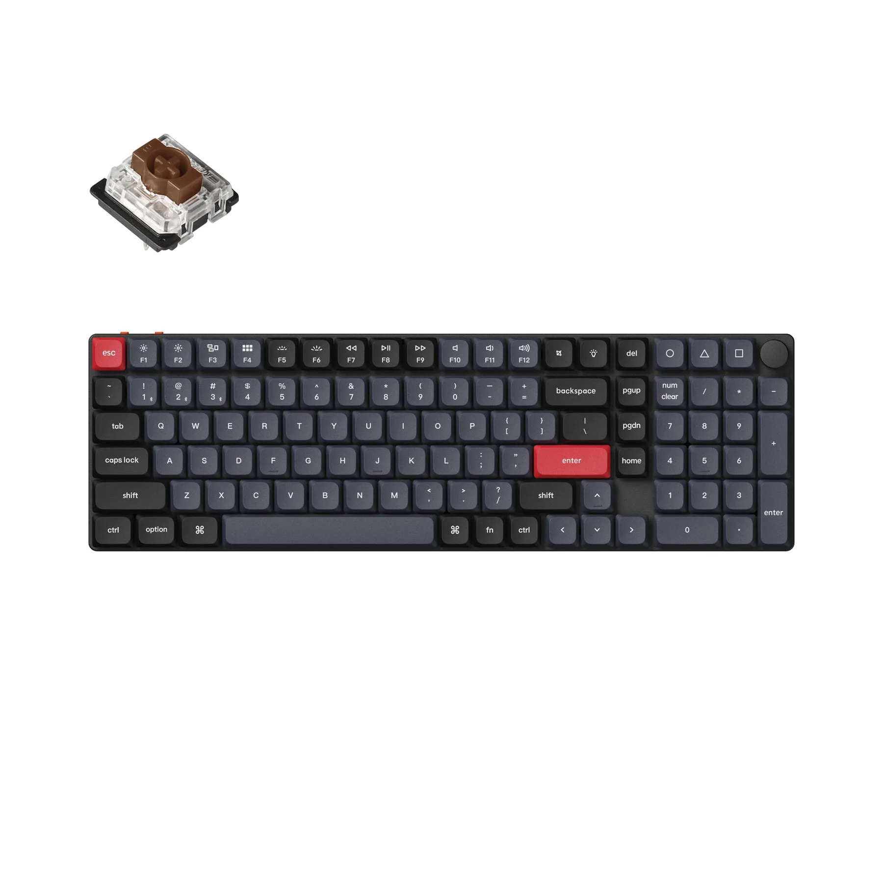 Keychron K17 Pro QMK/VIA Wireless Custom Mechanical Keyboard (US ANSI Layout) - Image 3