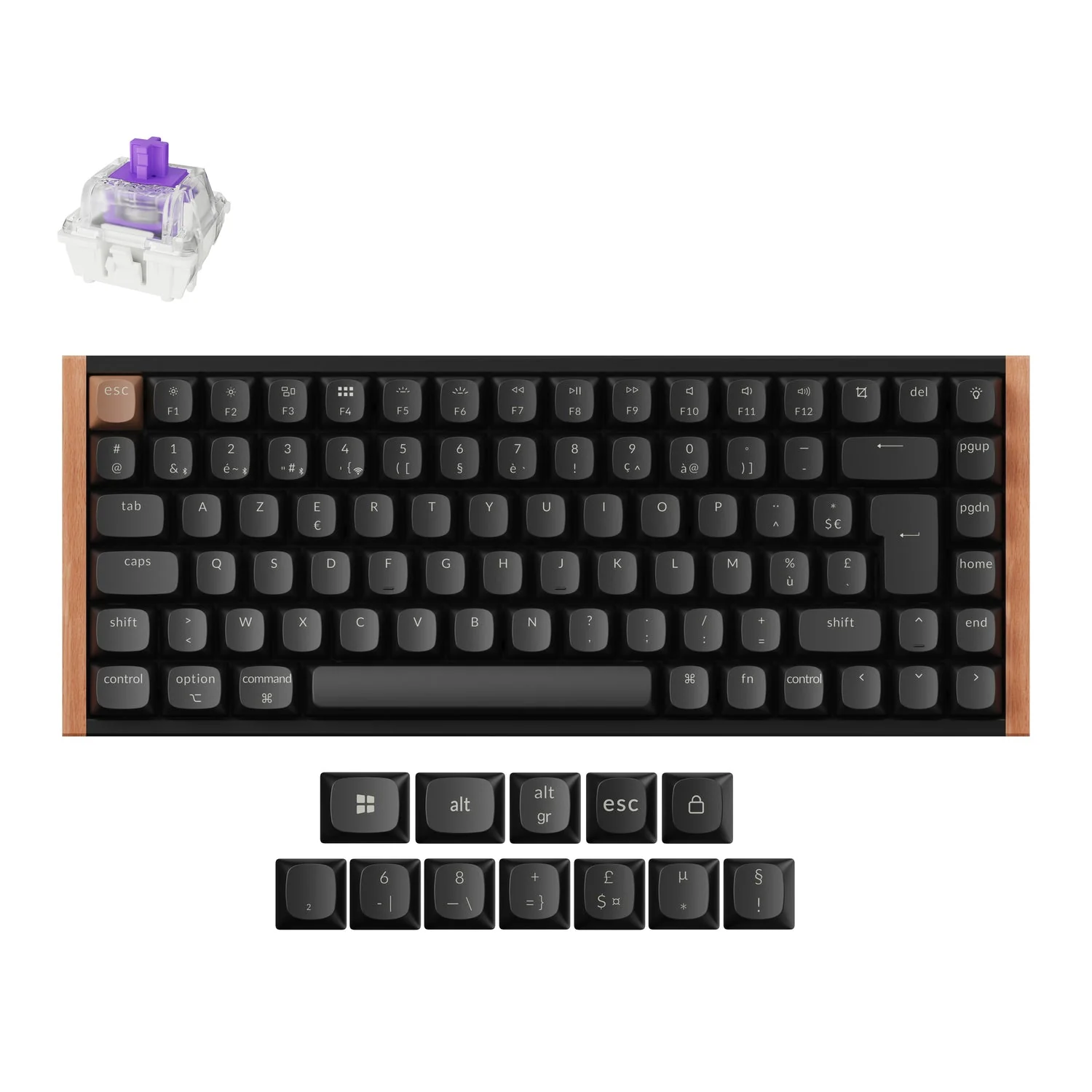 Keychron K2 HE Wireless Magnetic Switch Custom Keyboard ISO Layout Collection - Image 6